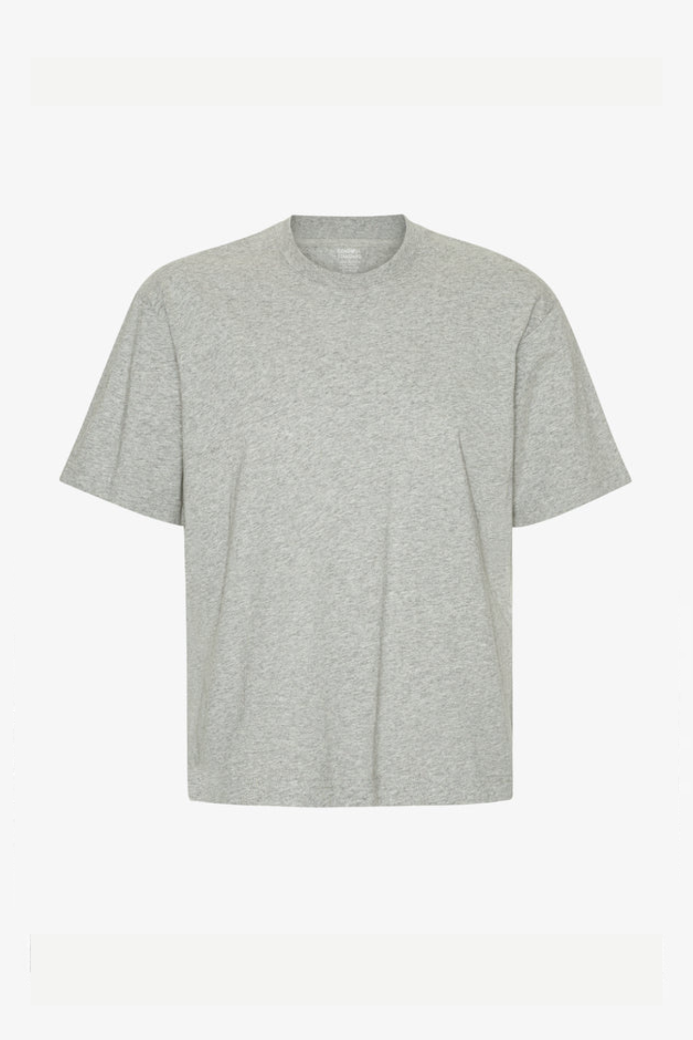 OVERSIZED ORGANIC T-SHIRT - HEATHER GREY