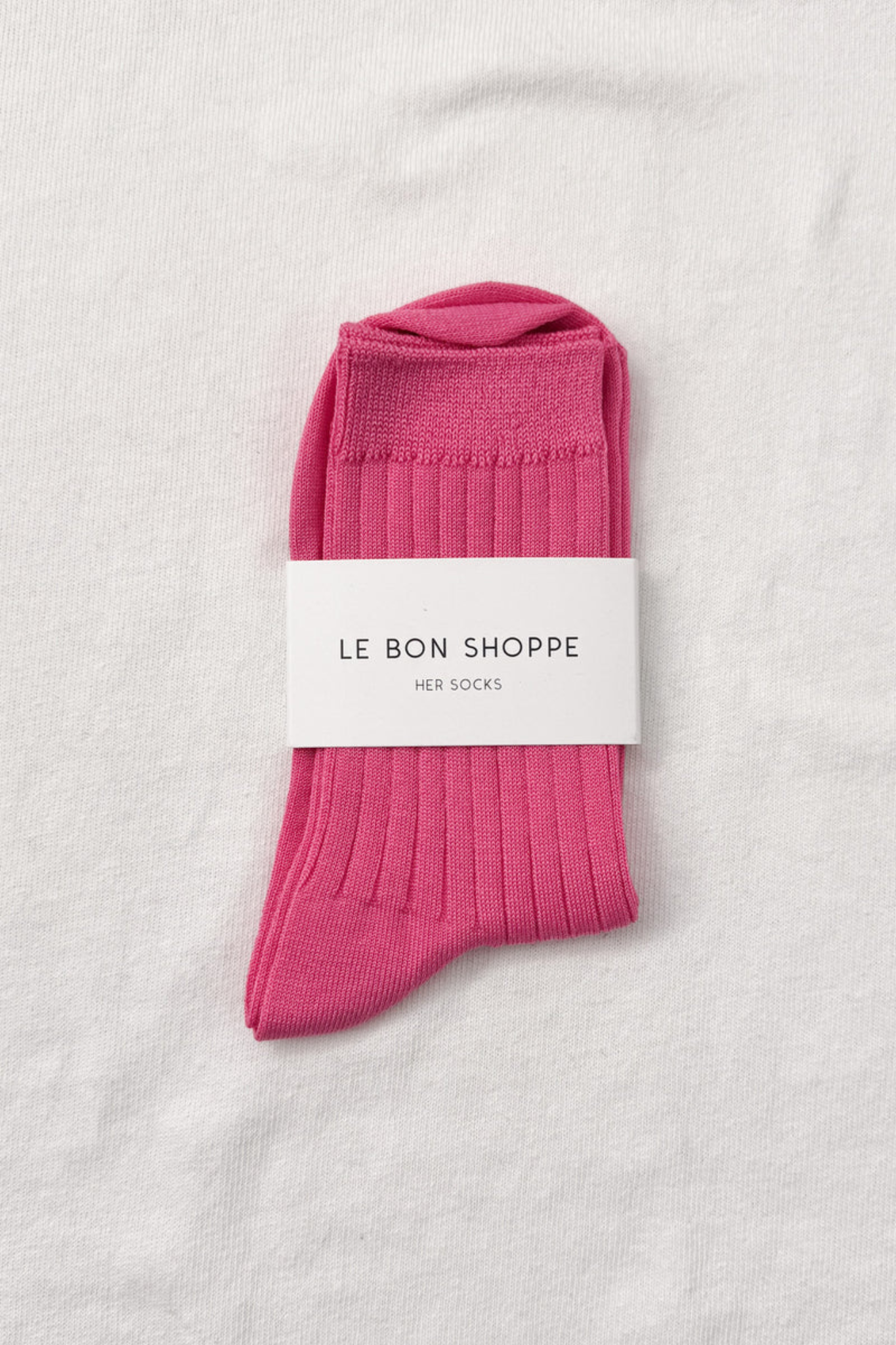 HER SOCKS MC COTTON - BRIGHT PINK