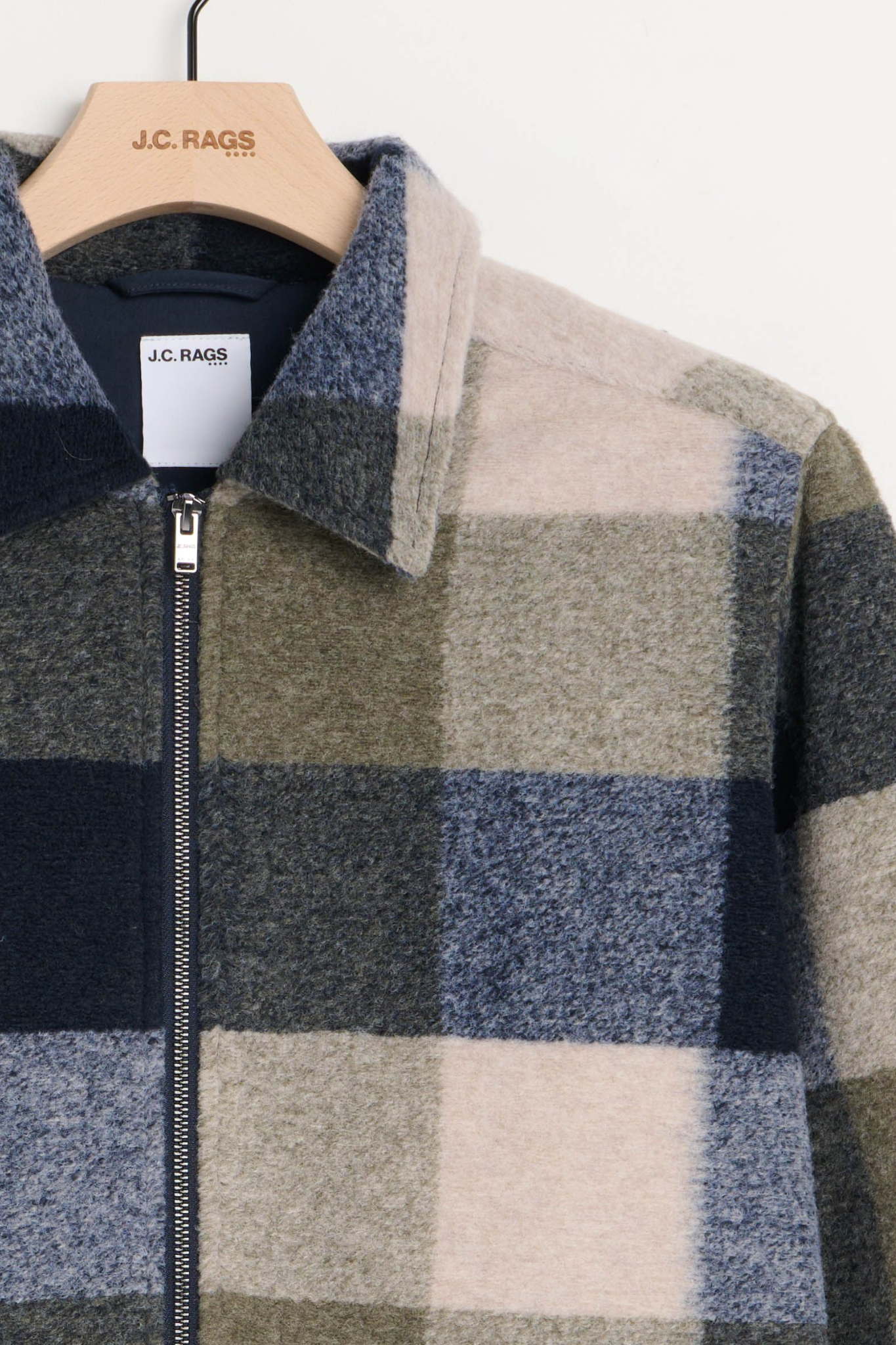 BENJI CHECK OVERSHIRT - SKY CAPTAIN BLUE