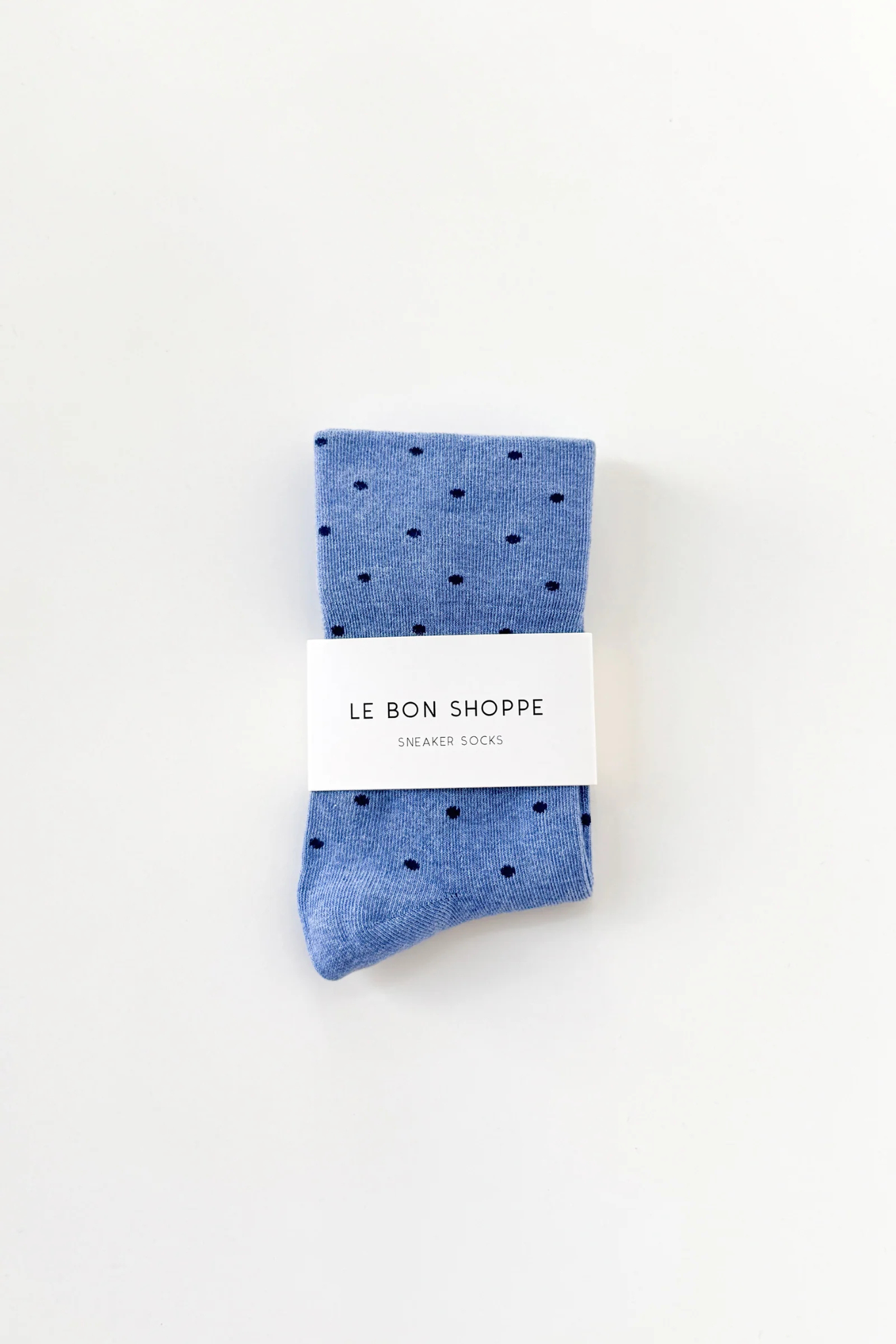 SNEAKER SOCKS - POLKA DOT_BLUE NAVY