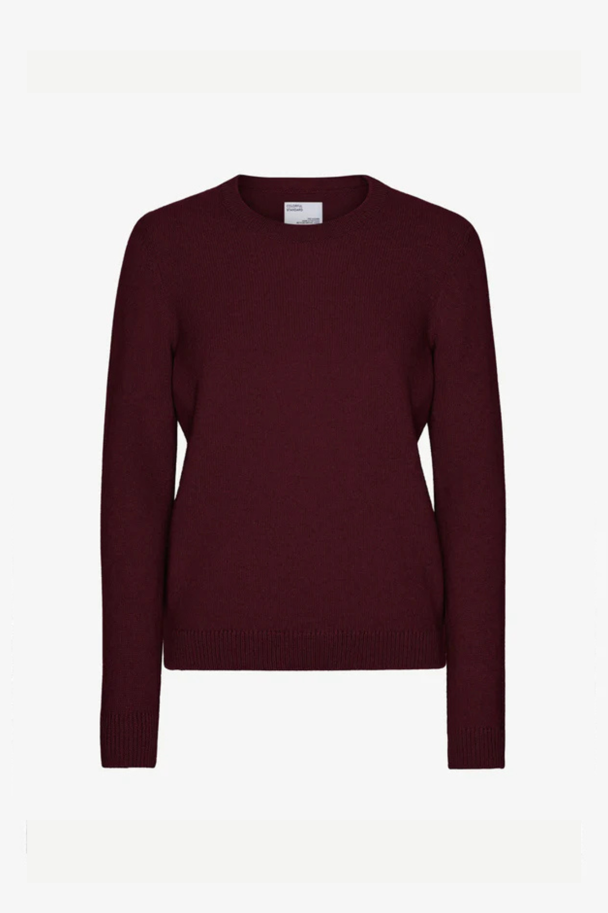 CLASSIC MERINO WOOL CREW - OXBLOOD RED
