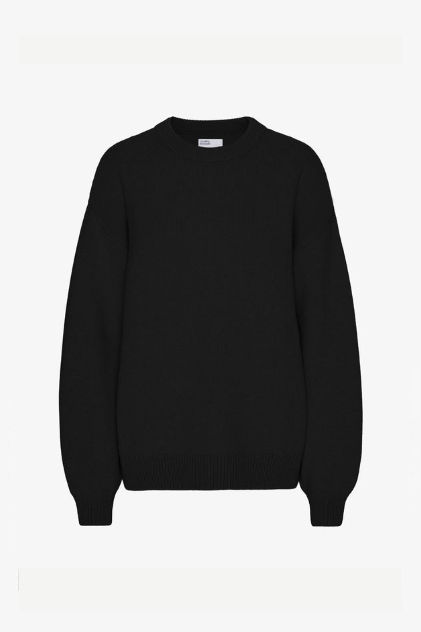 CLASSIC MERINO WOOL CREW - DEEP BLACK