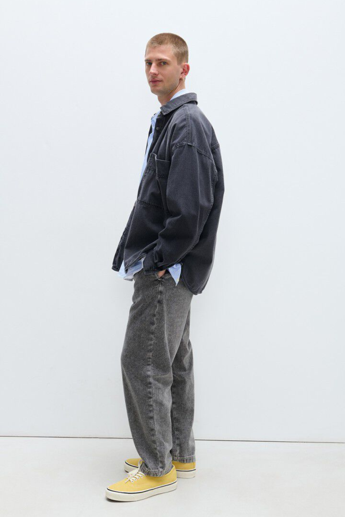 JAZY SHIRT MEN - BLACK