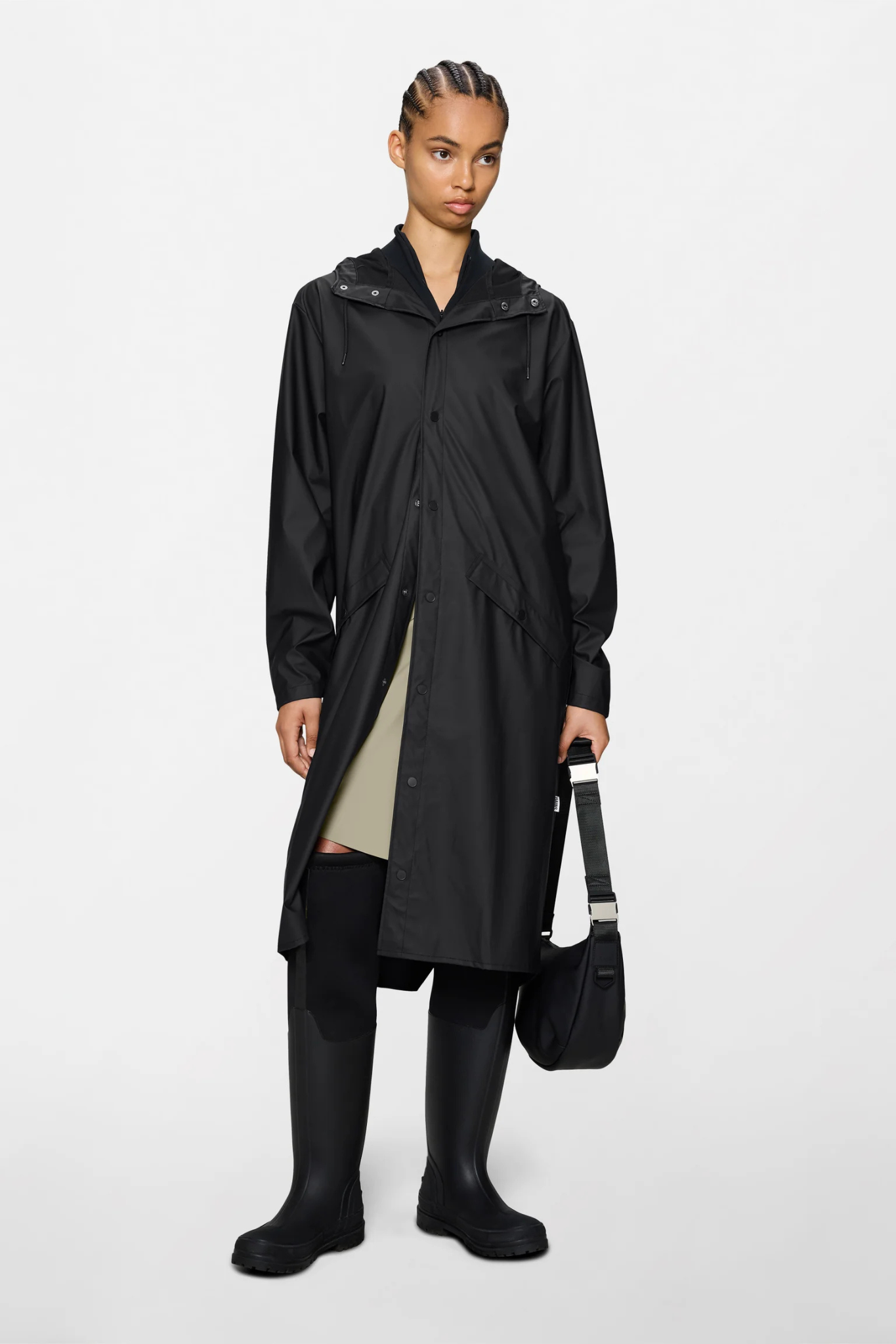 LONGER JACKET W3 - BLACK