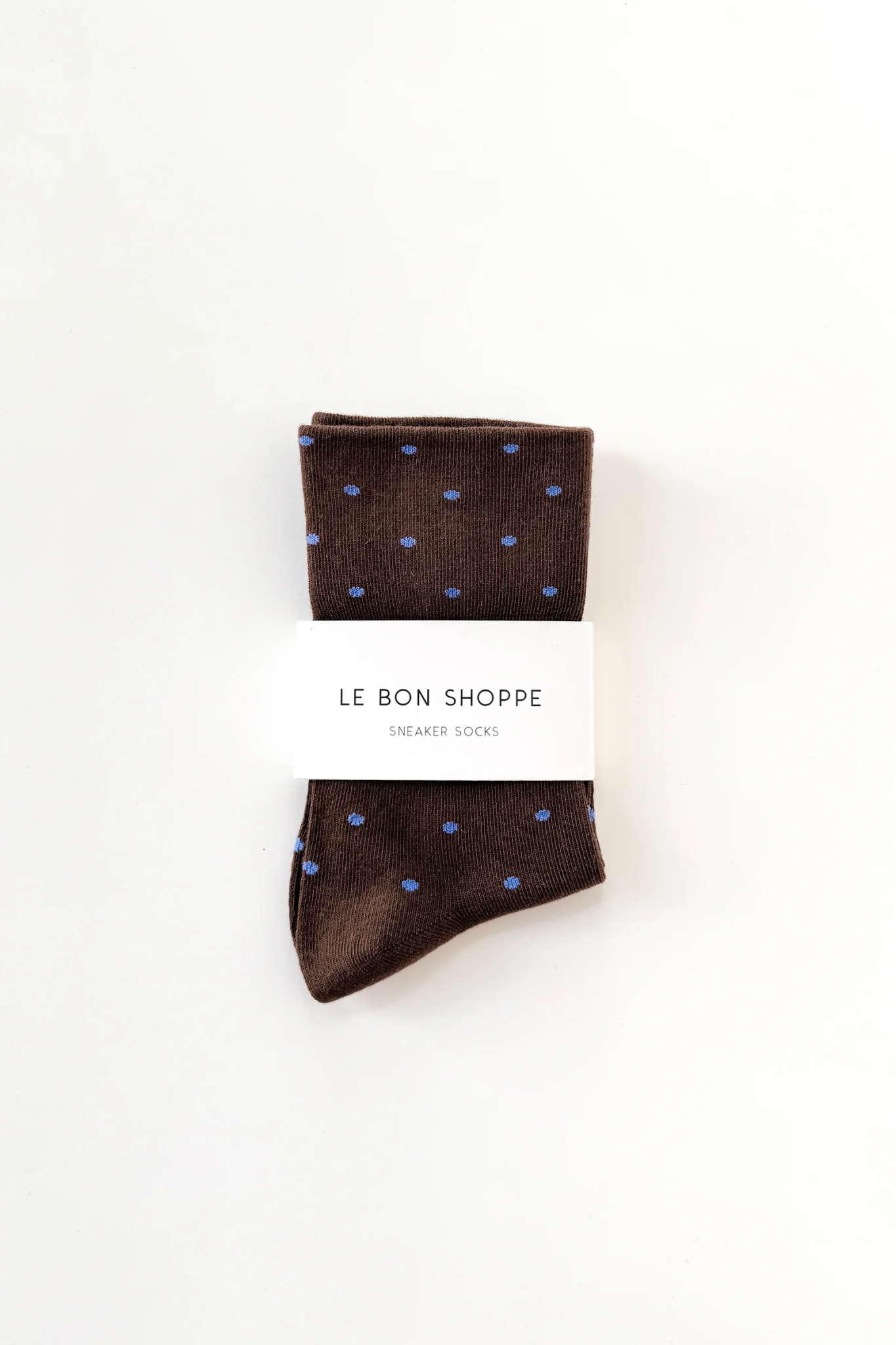 SNEAKER SOCKS - POLKA DOT_CACAO BLUE