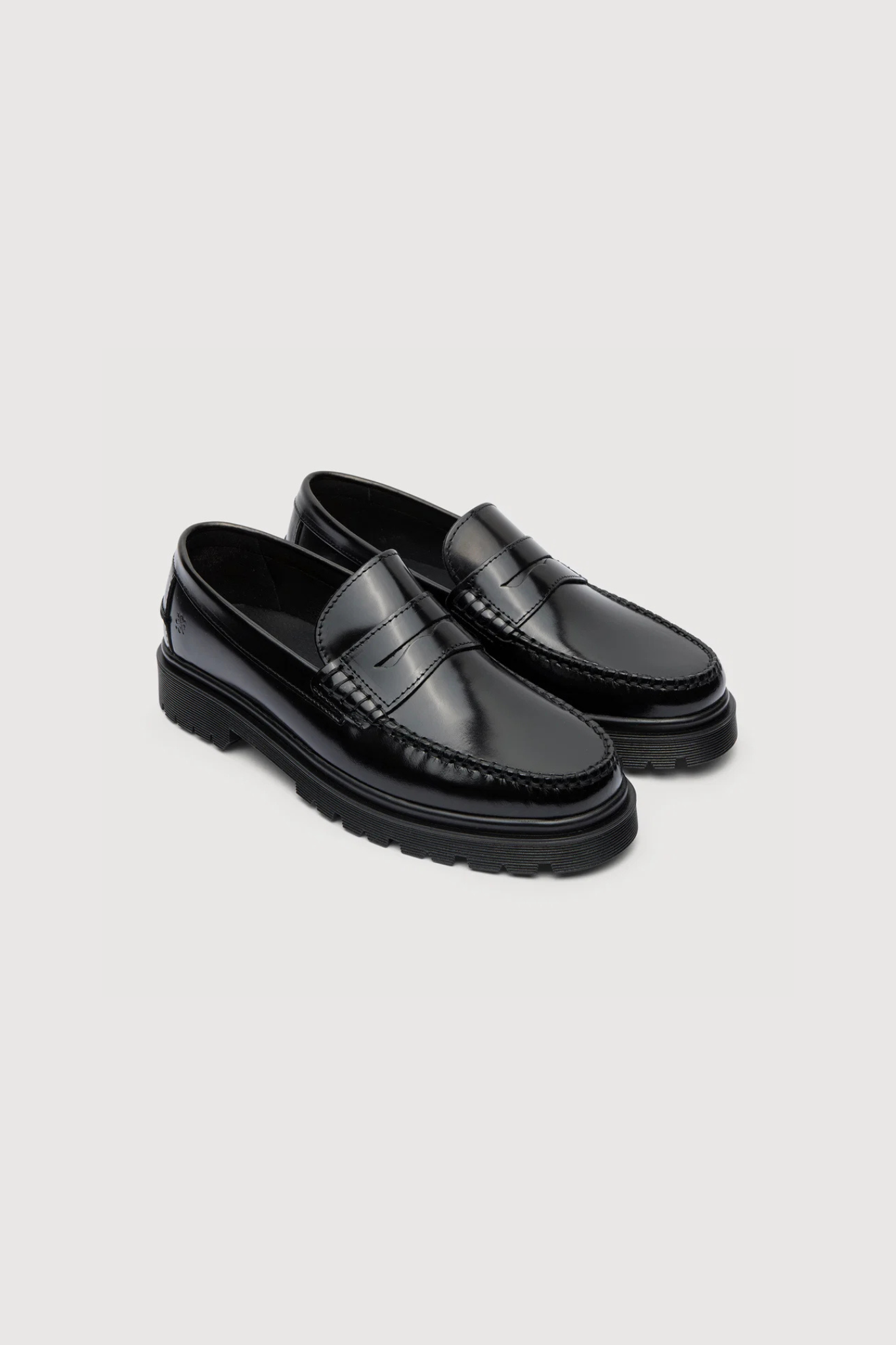 AUSTIN MEN SHOES - BLACK POLIDO
