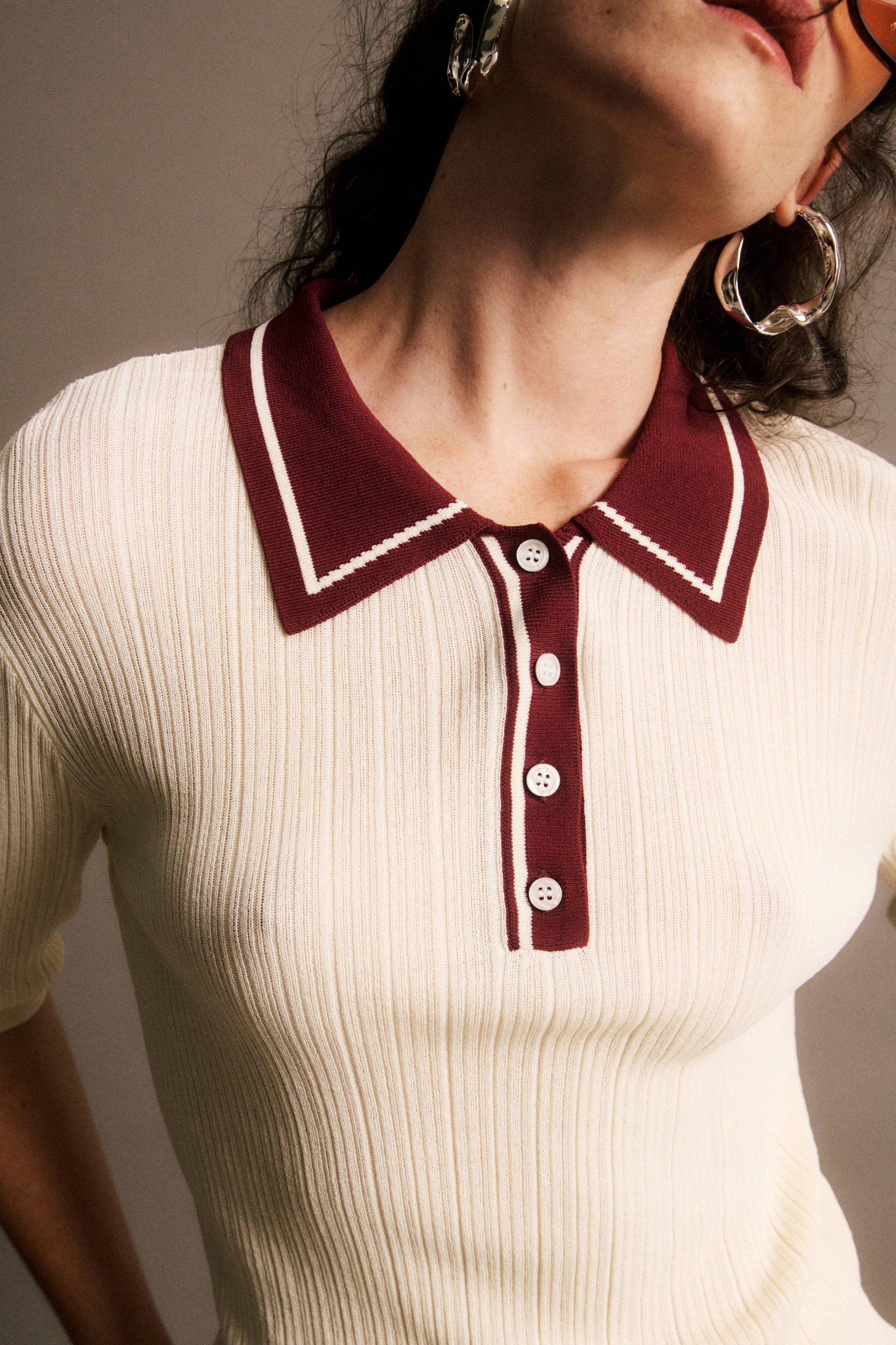 JEREMY POLOSHIRT - CREME