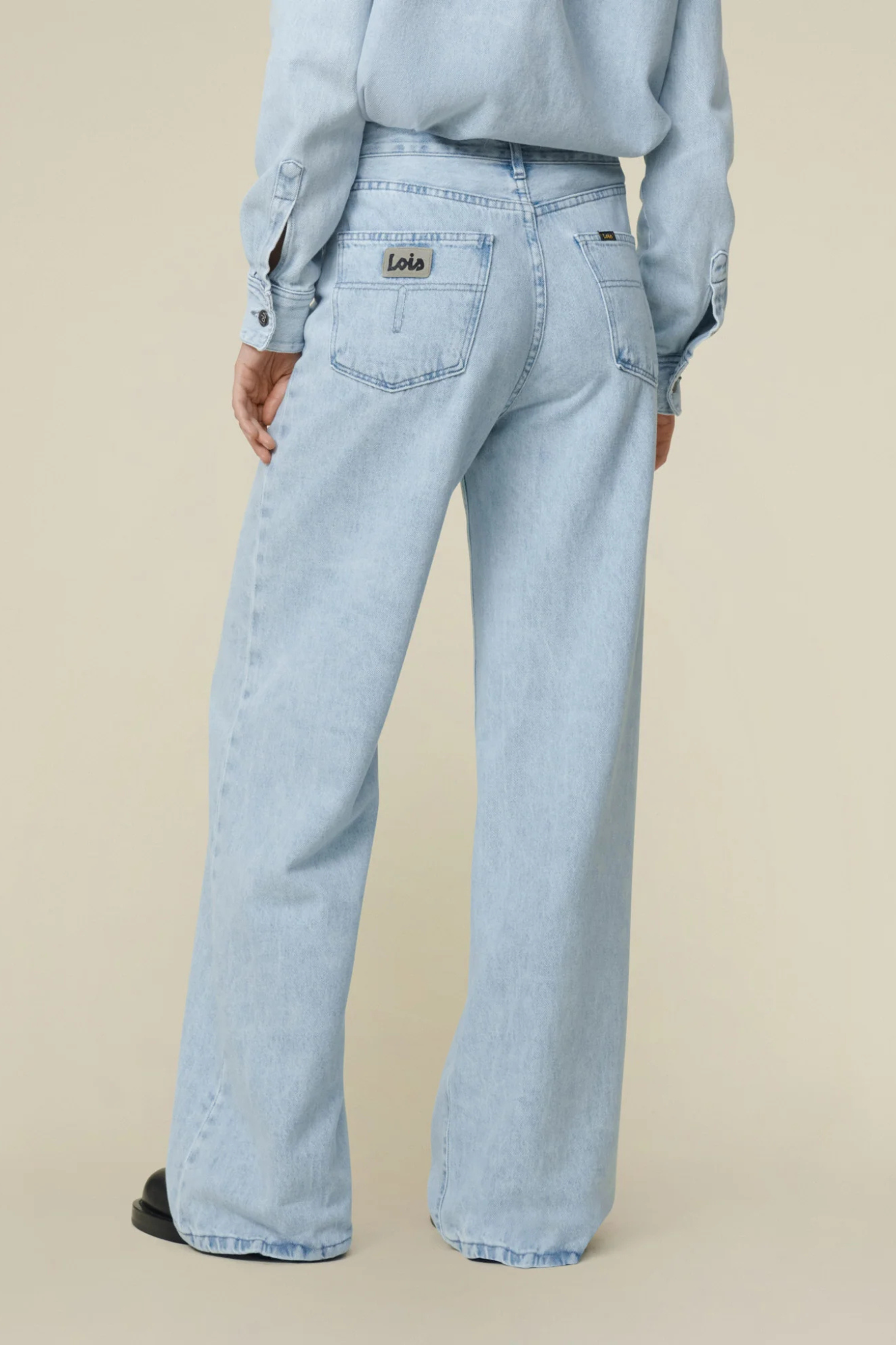 SKATER LOOSE Z JEANS - SNOW BLEACH