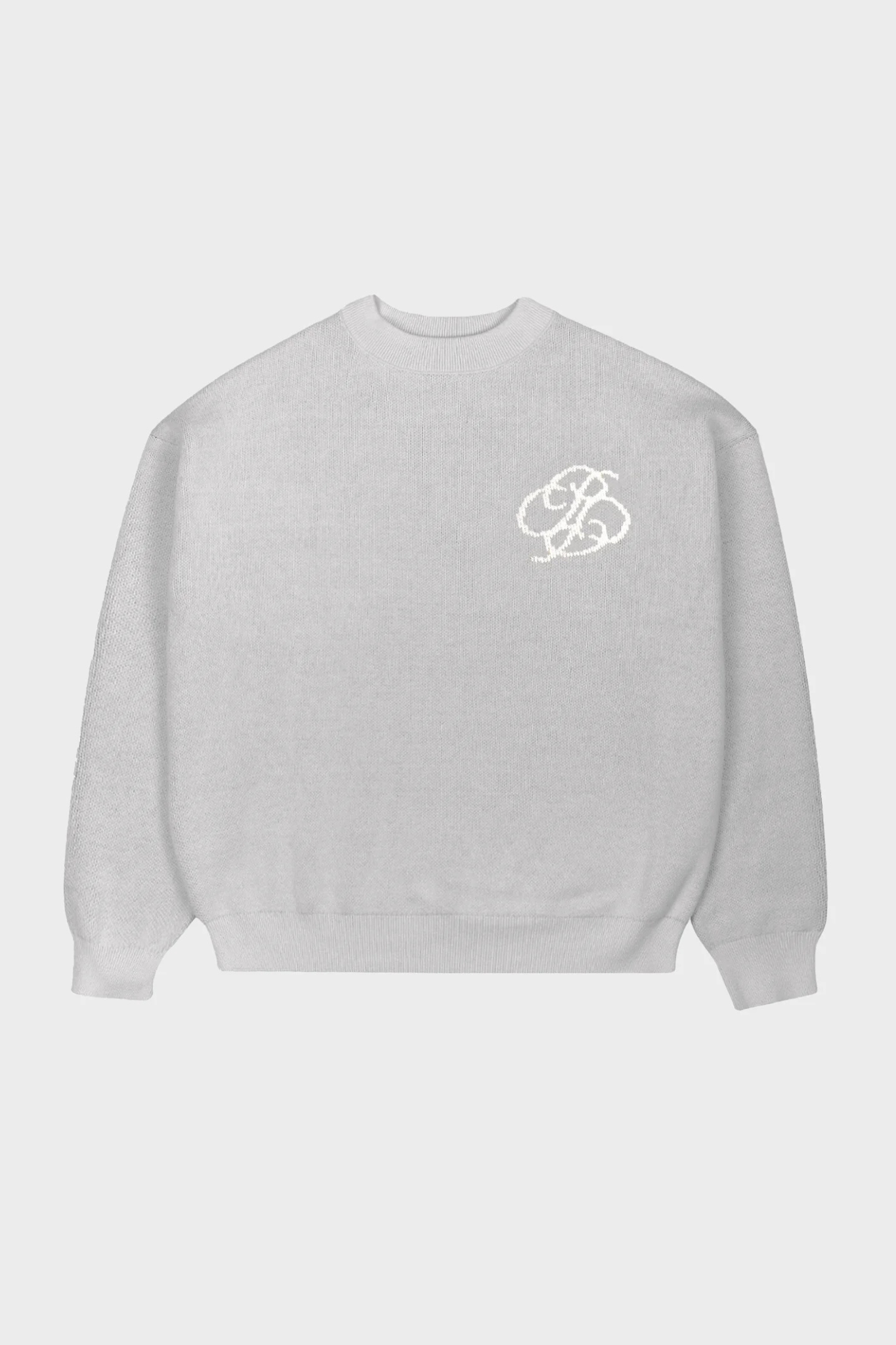 ACADEMY KNIT SWEATER - GREY MELANGE