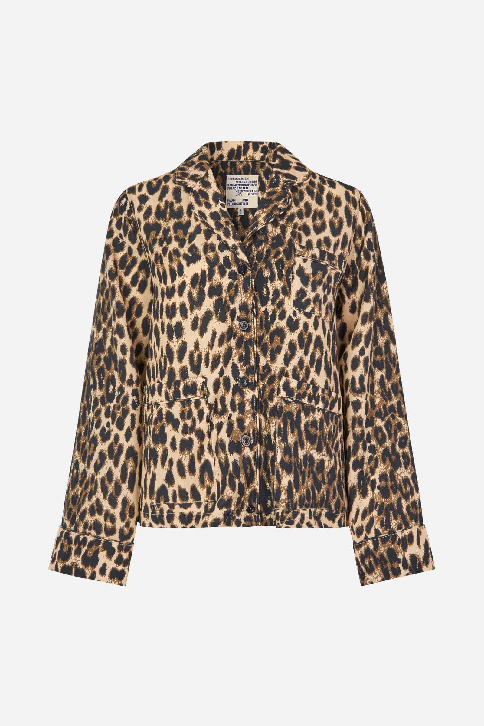MEHAR SHIRT - BROWN BAUM LEOPARD