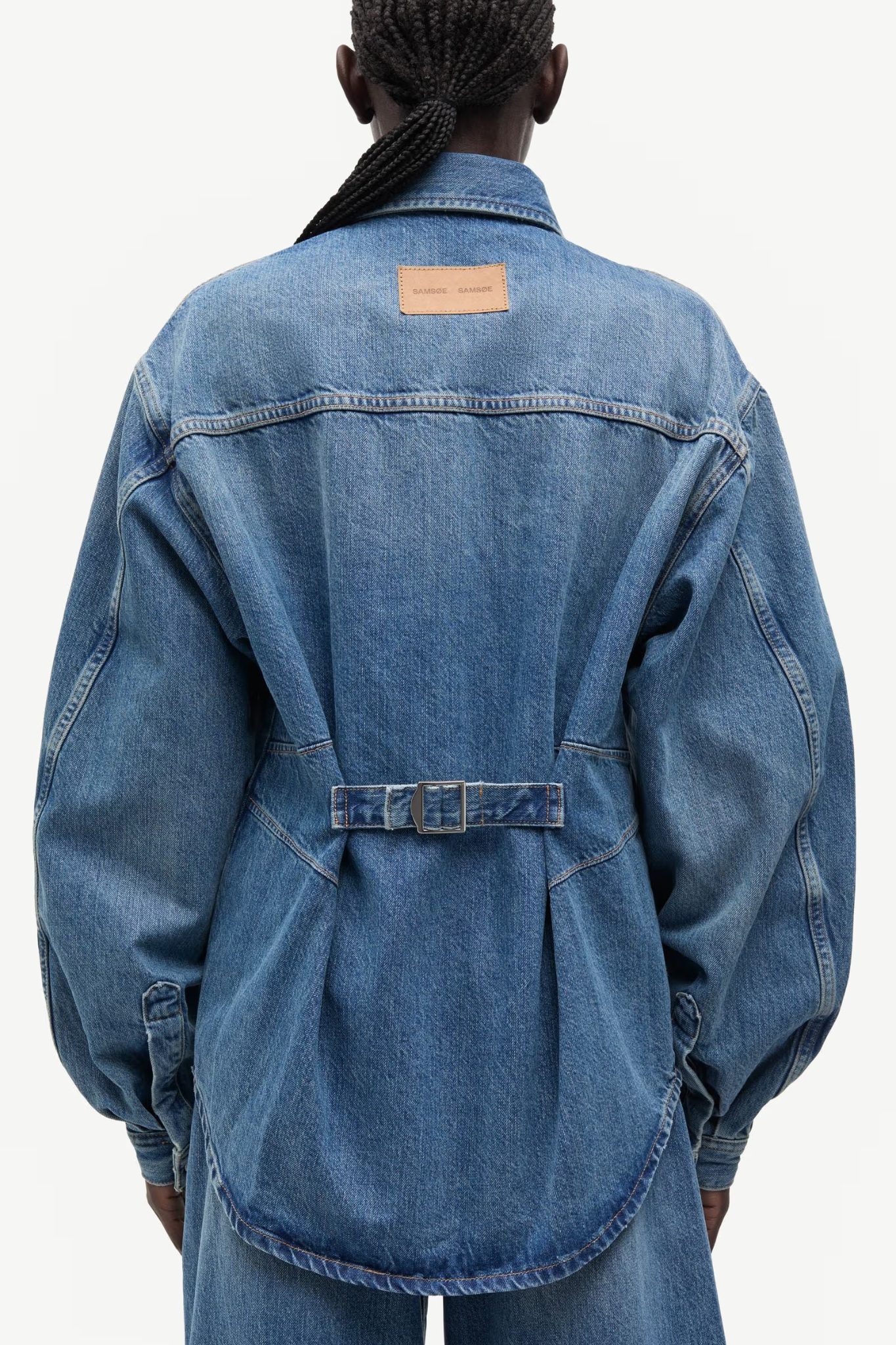 HARP SEAM SHIRT - SEPHIA BLUE