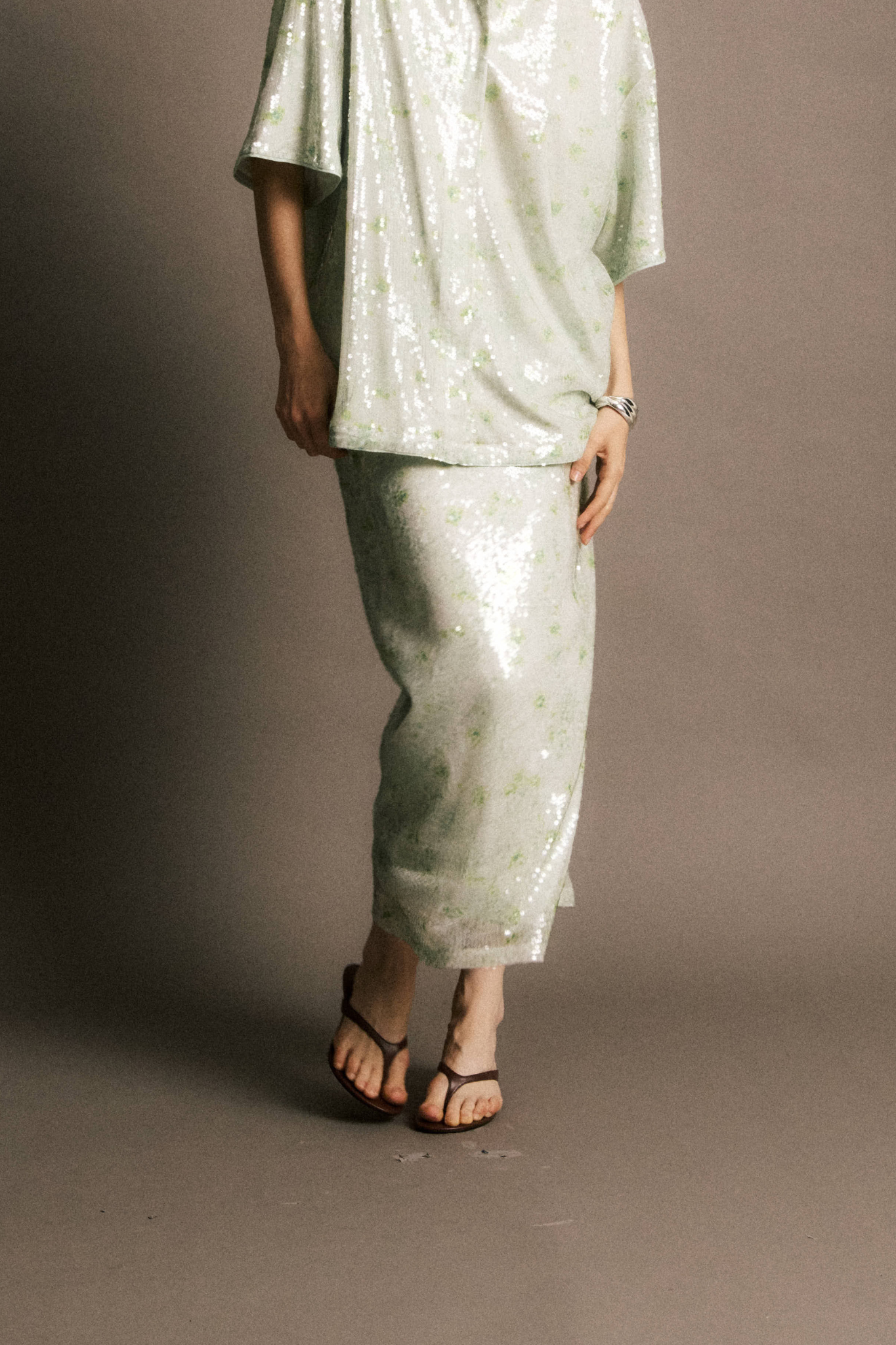 SWAN SKIRT - GREEN
