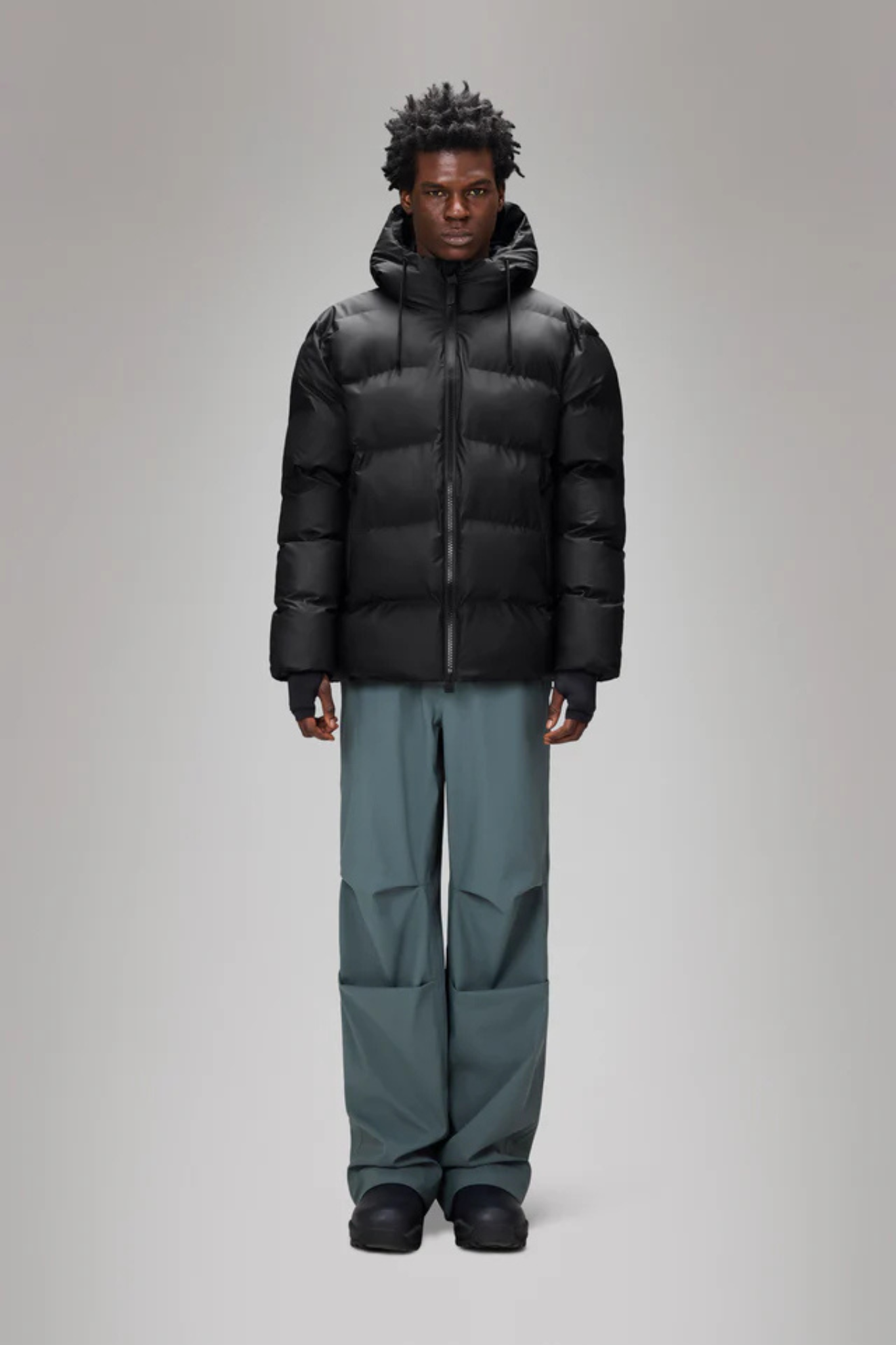ALTA PUFFER JACKET W3T3 - BLACK GRAIN