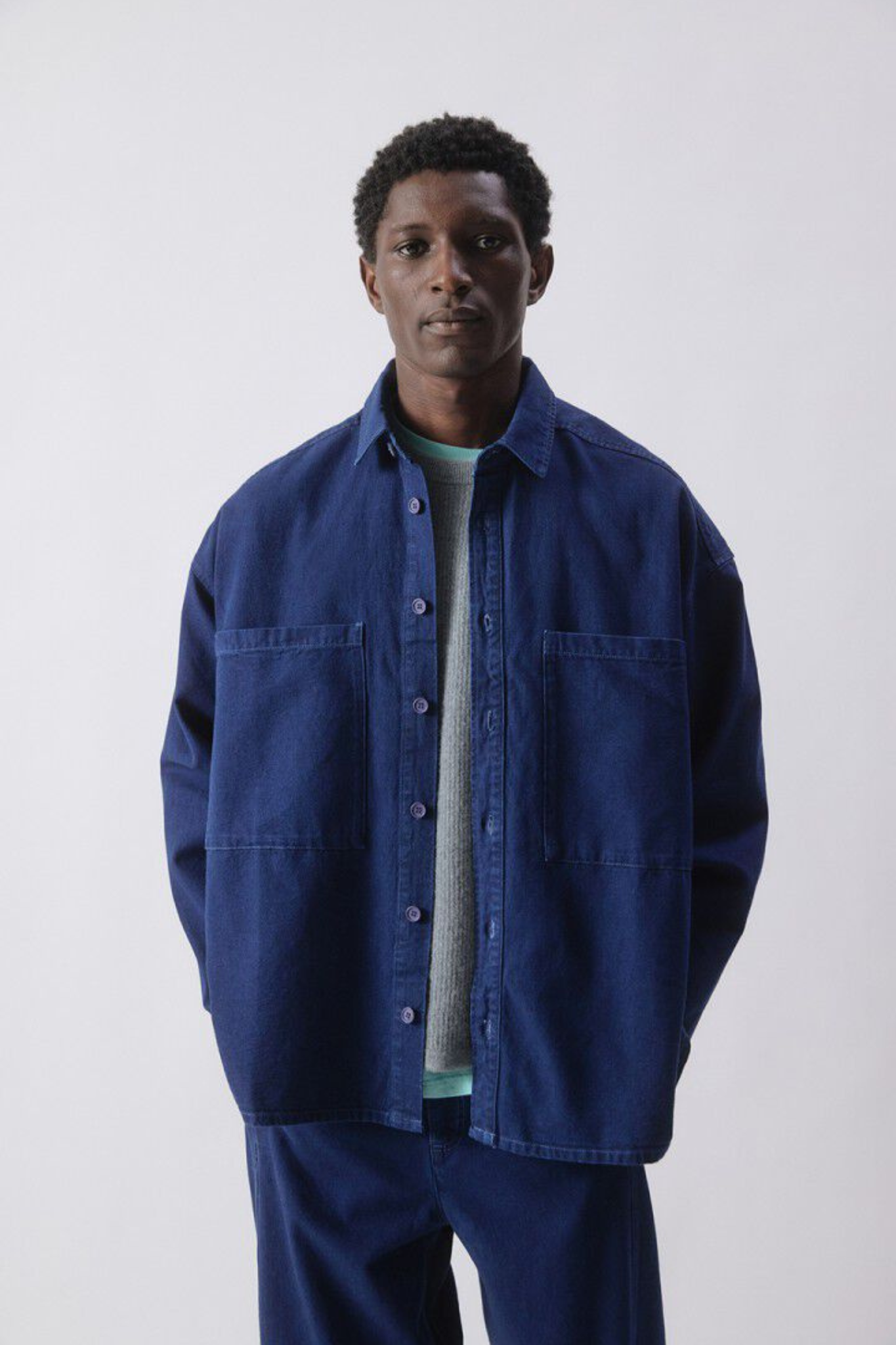 COMOW SHIRT - RAW BLUE