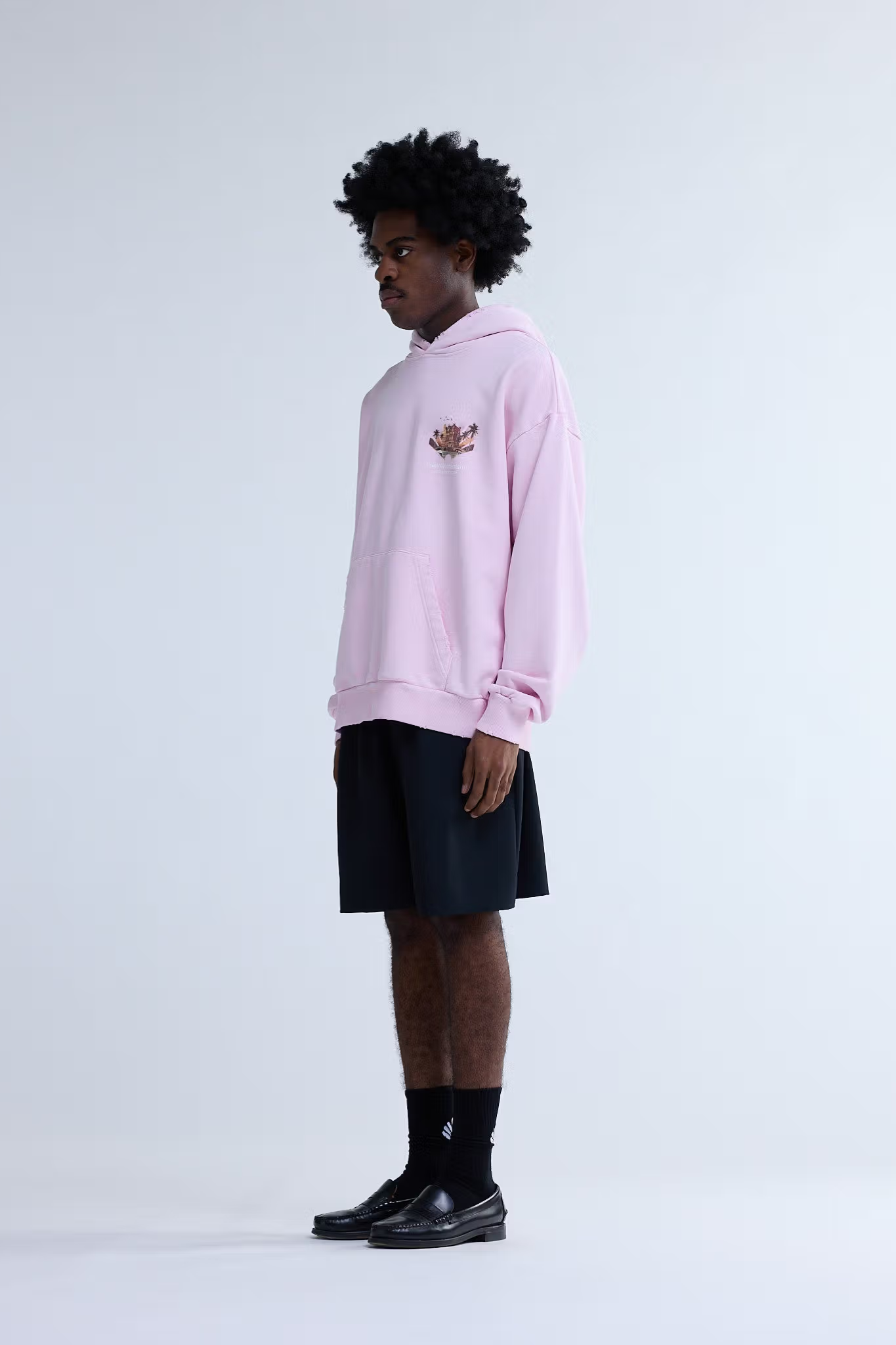 TROPICAL HOODIE - PINK LADY