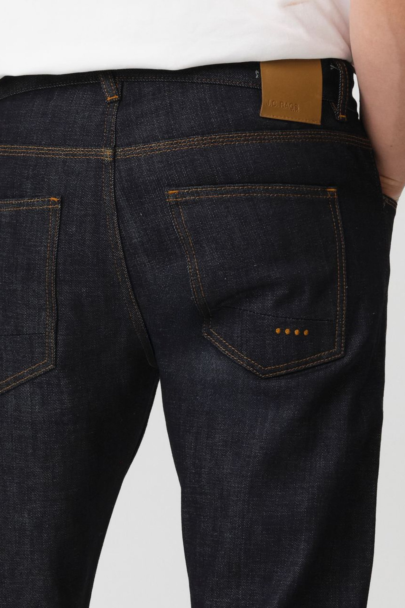 JADEN JEANS - DARK BLUE SELVEDGE
