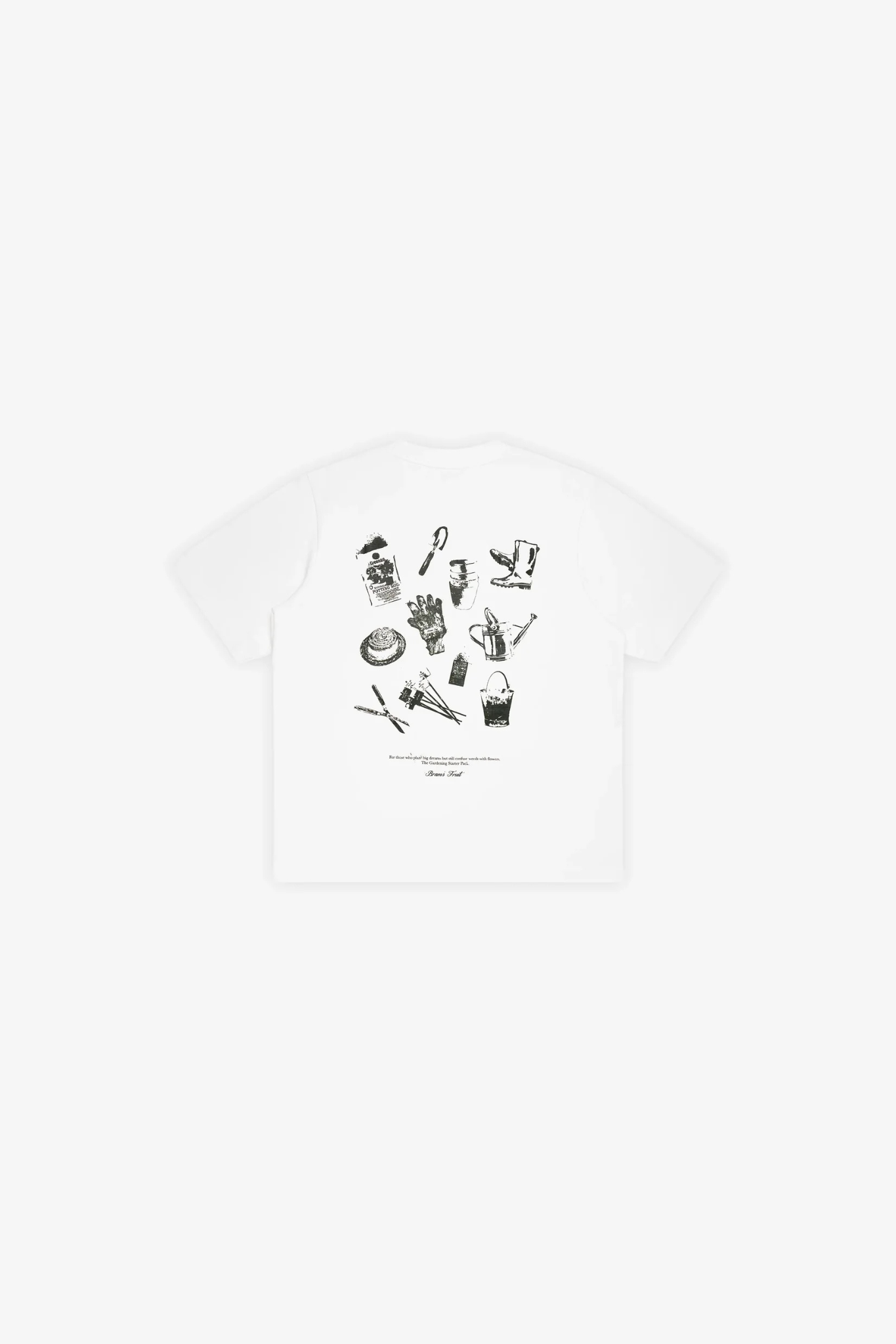 GARDENING KIT T-SHIRT - WHITE