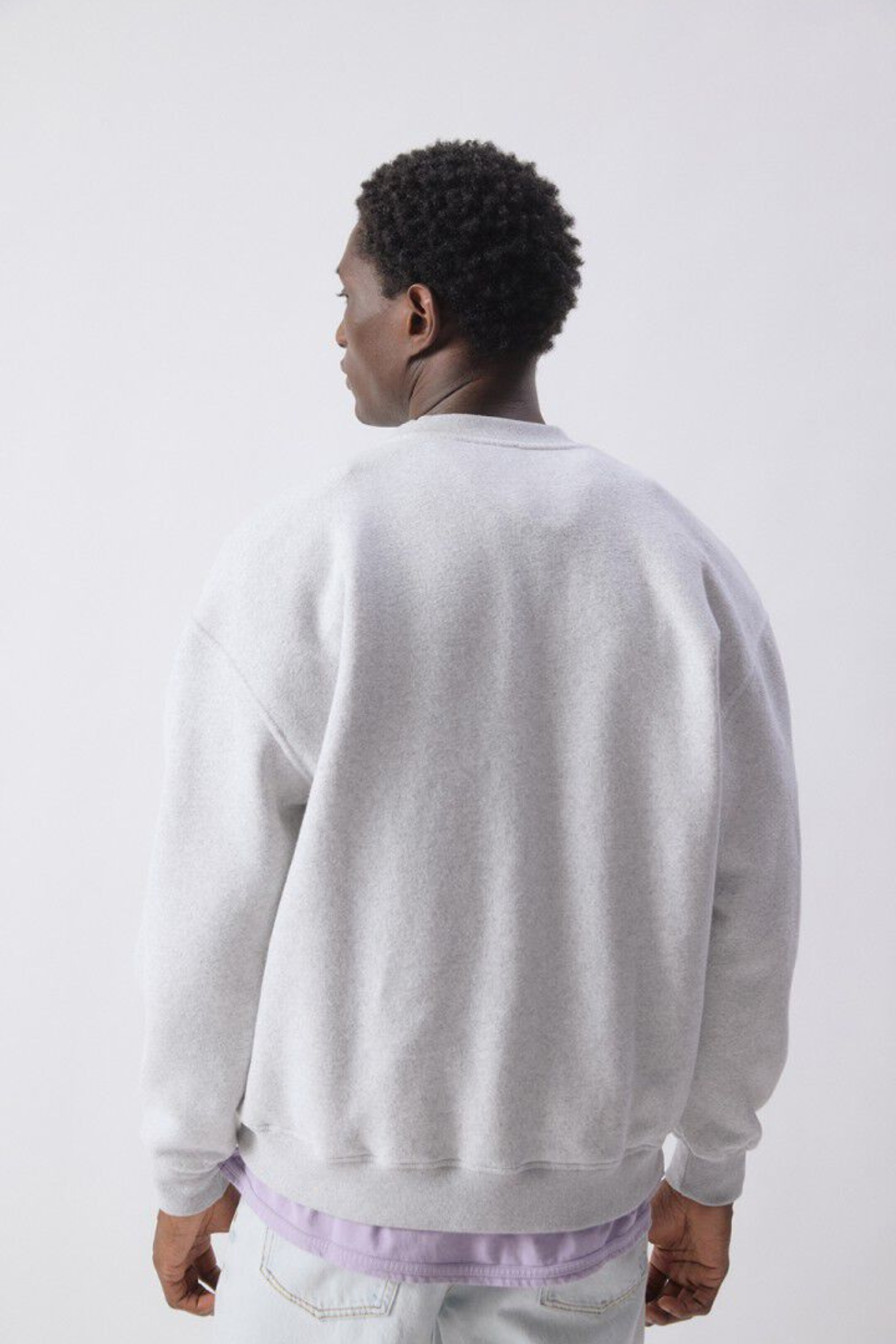 BAPTOWN SWEATER - HEATHER GREY