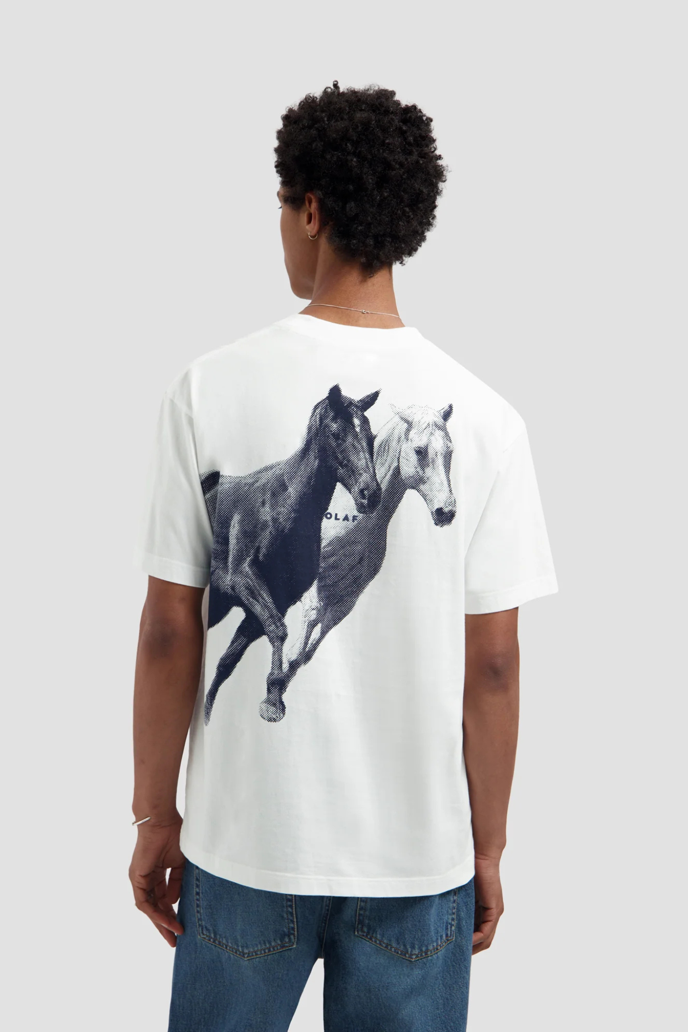 HORSE T-SHIRT - OPTICAL WHITE