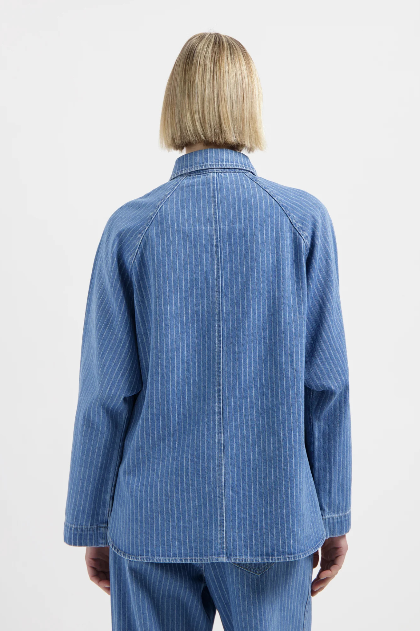 BESS SHIRT - LIGHT BLUE STRIPE
