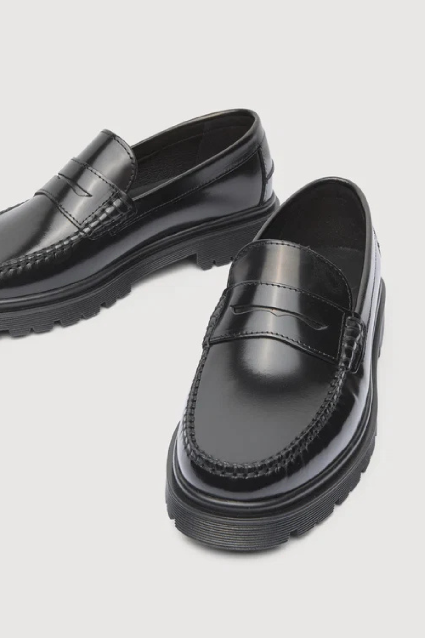 AUSTIN MEN SHOES - BLACK POLIDO