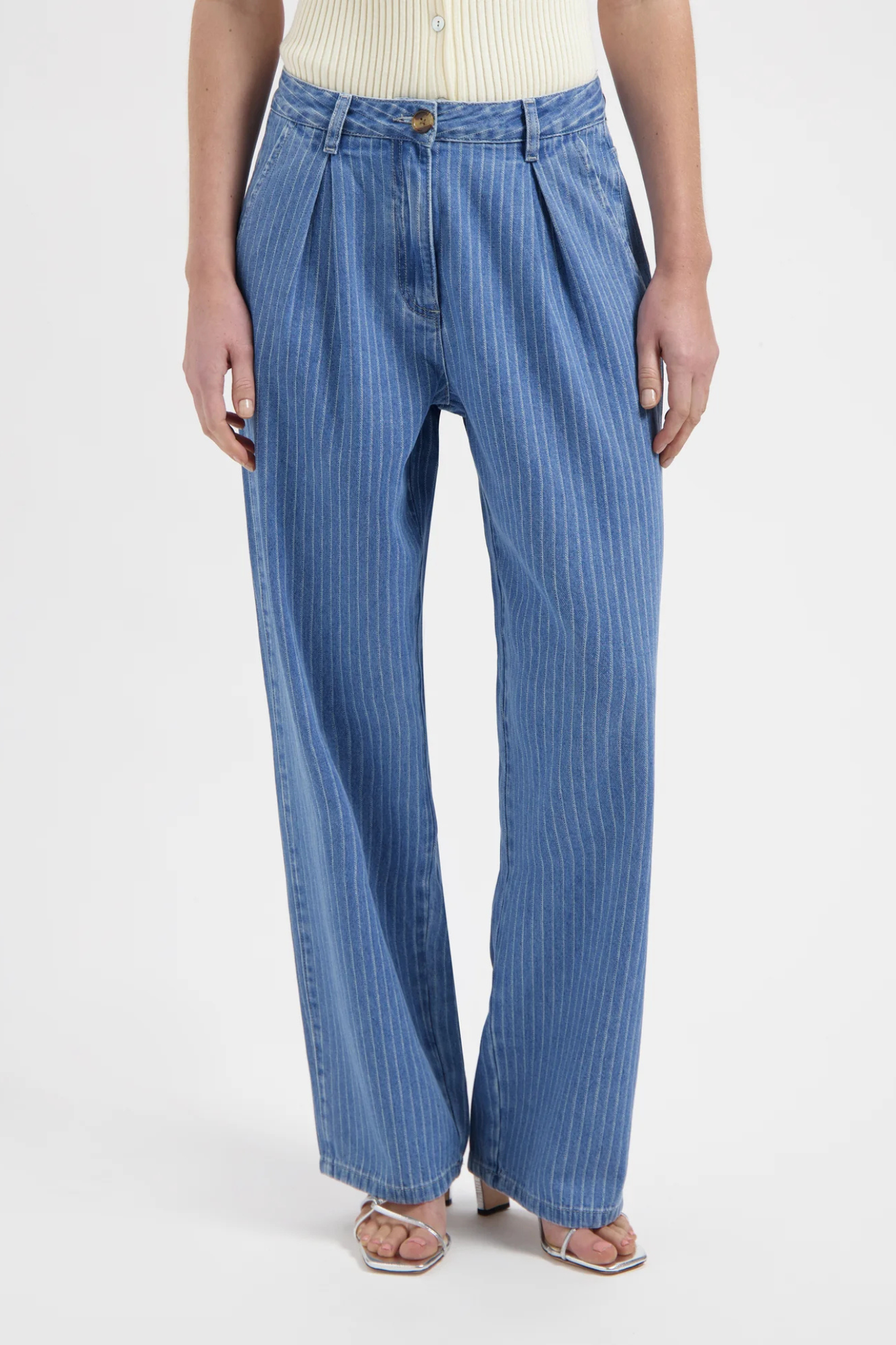 LINA JEANS - LIGHT BLUE STRIPE