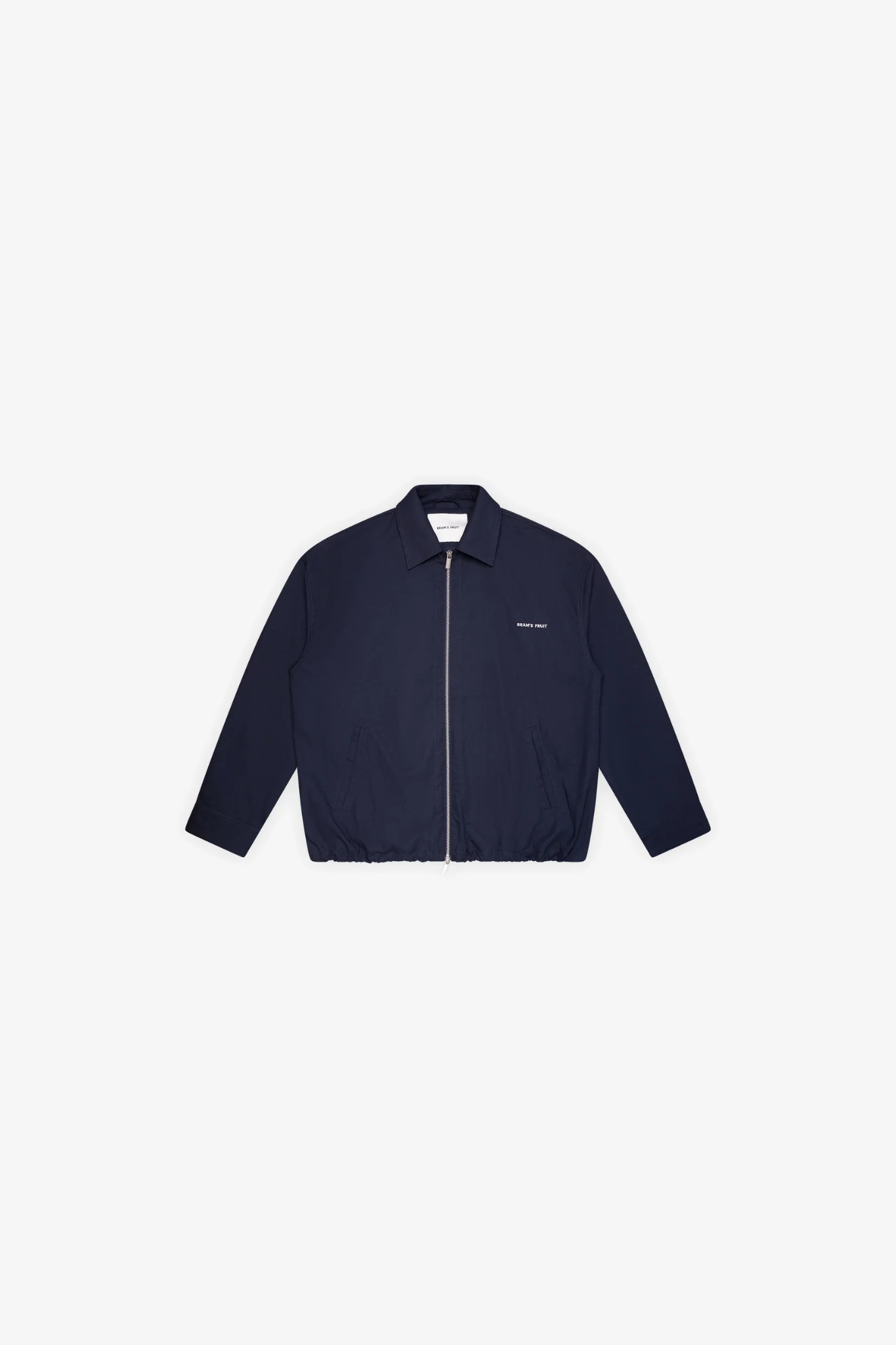 RIPSTOP TEXT LOGO JACKET - NAVY