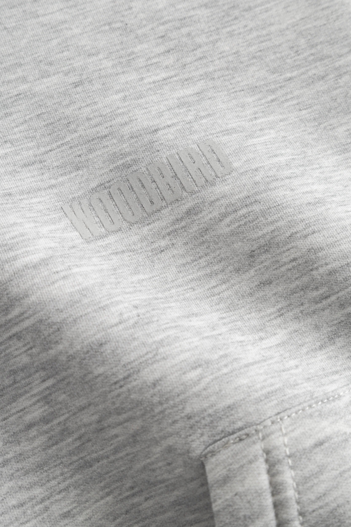 FUJI SCUBA ZIP HOODIE - LIGHT GREY MELANGE