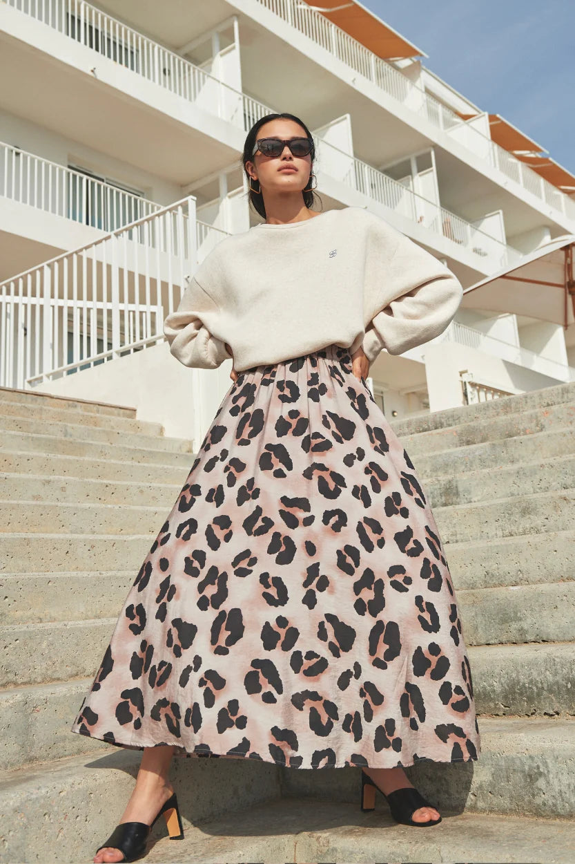 JUTA CHEETAH SKIRT CHEETAS PRINT