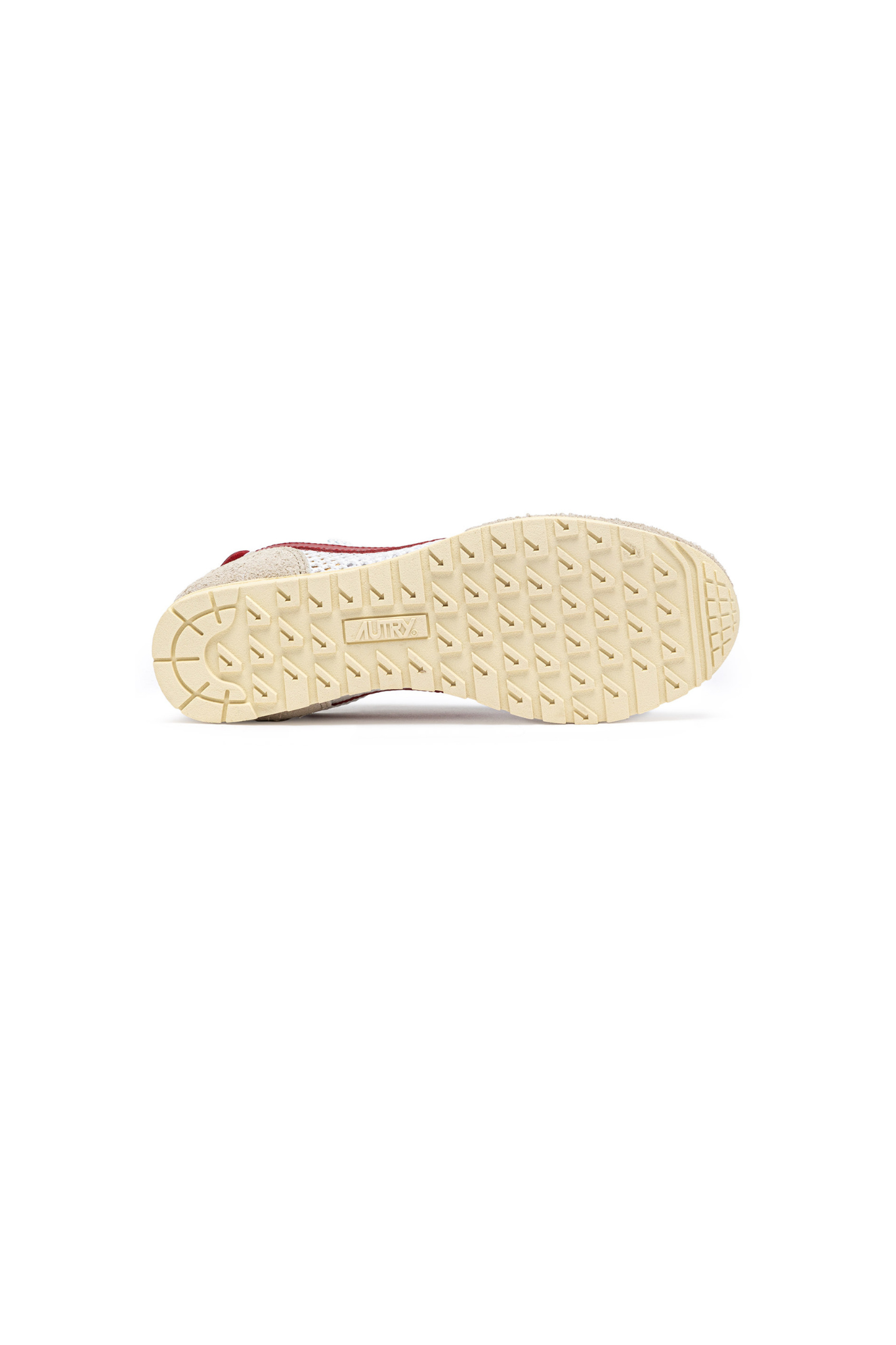 WSLW-KD05 - WINDSPIN LOW WOMEN SNEAKERS - KNIT/SUELEA WHT/RED