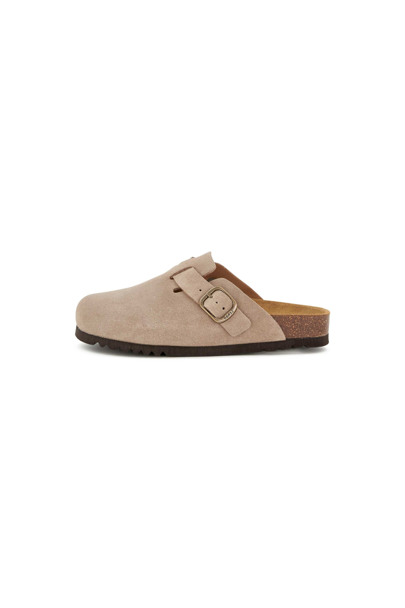 FAE SANDAL SUEDE - DARK BEIGE