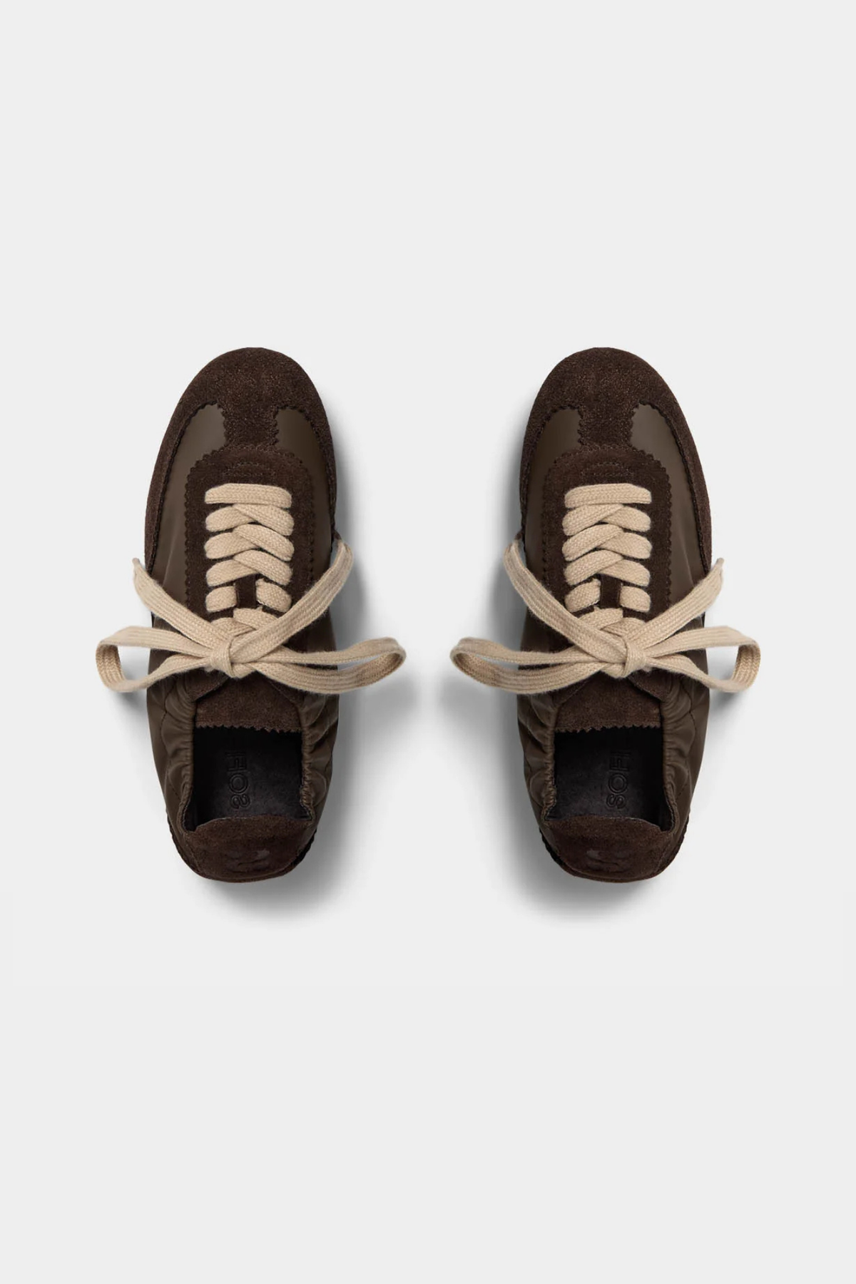 ELLISA SNEAKERINA SHOES - DARK BROWN
