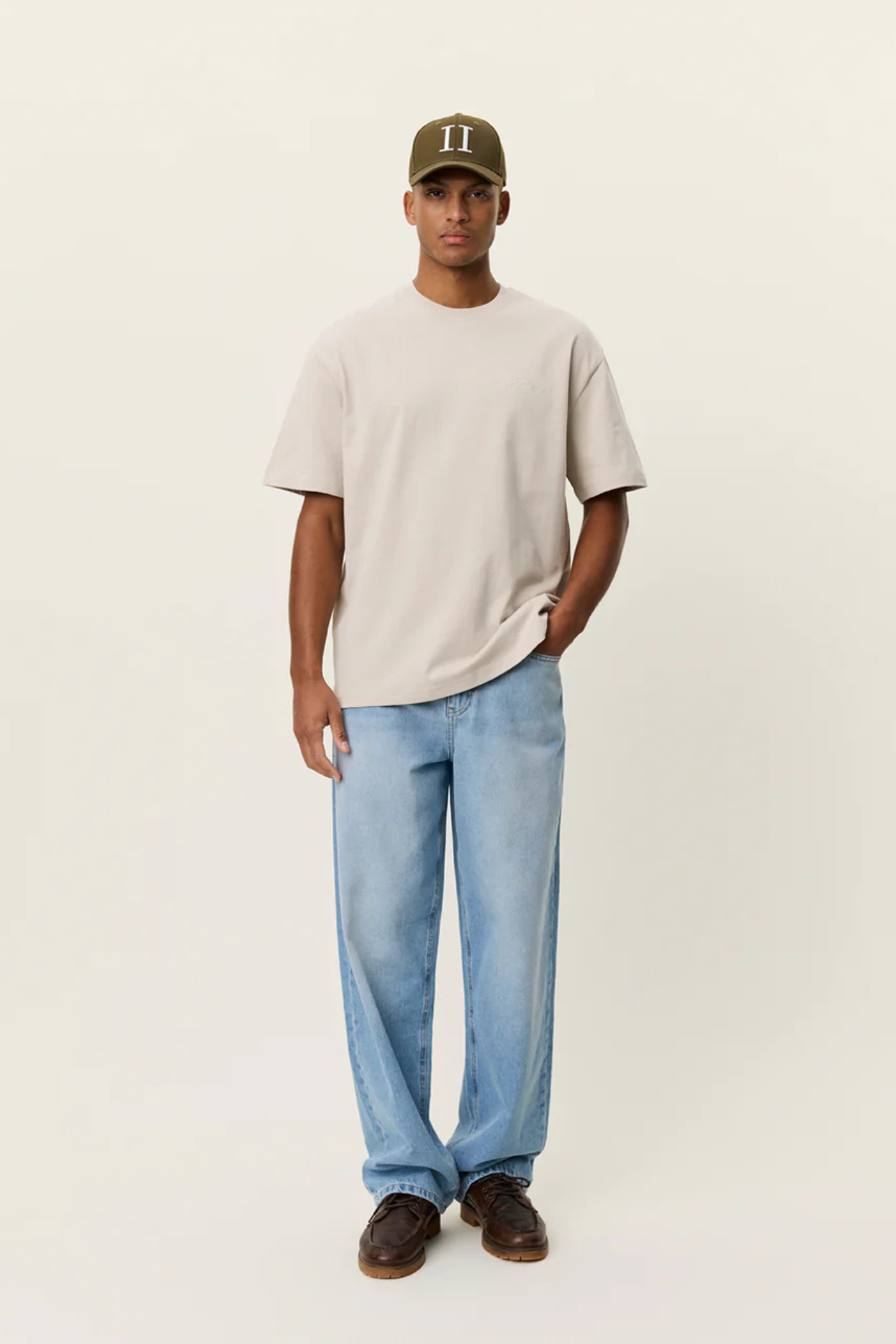 CREW T-SHIRT - LIGHT SAND