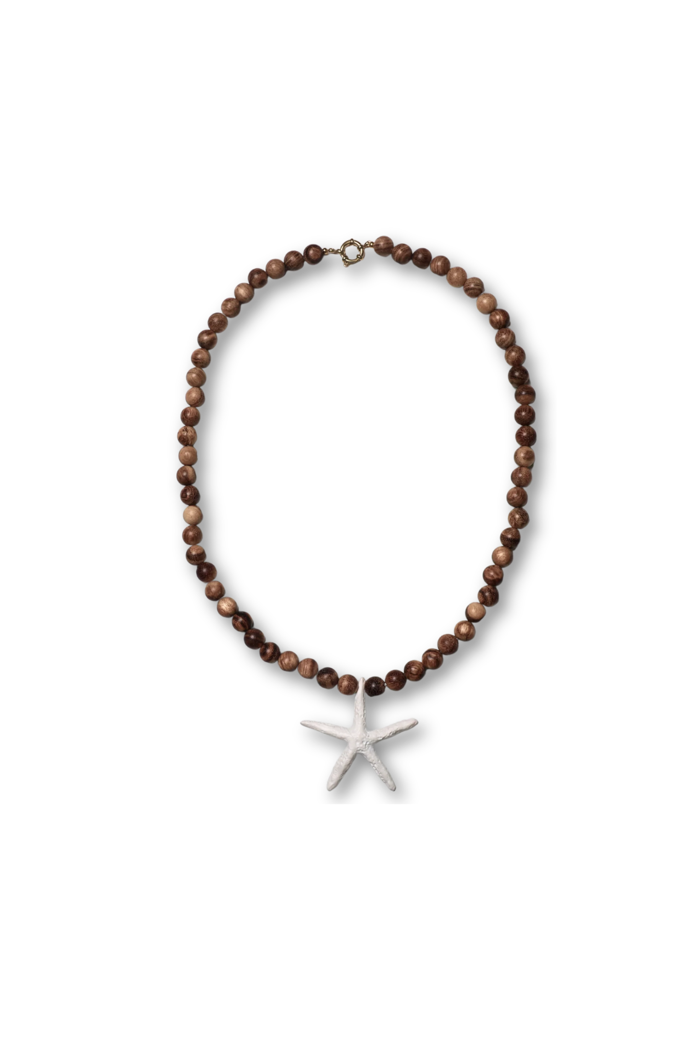 TIGER SEASTAR NECKLACE - BROWN