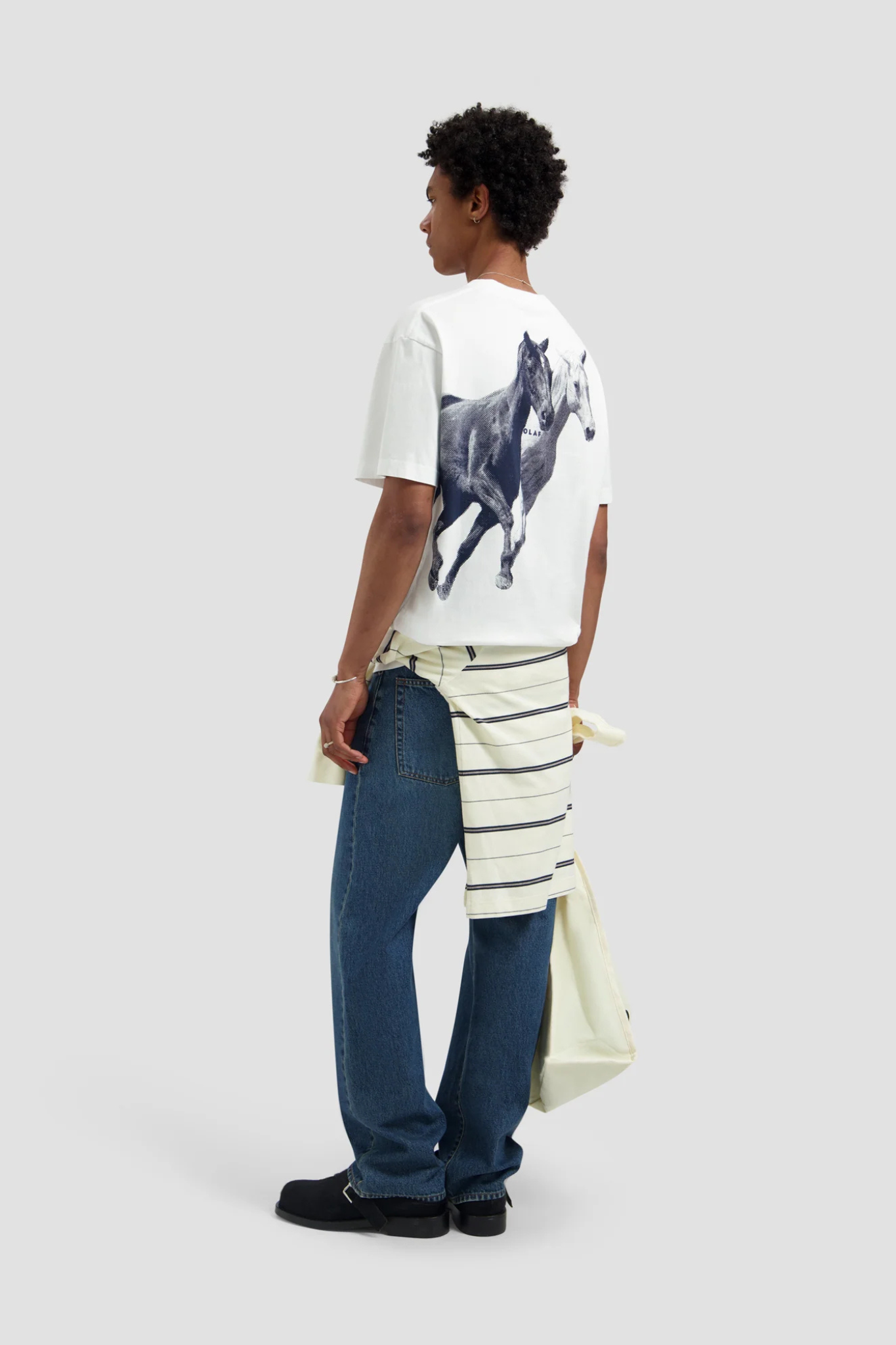 HORSE T-SHIRT - OPTICAL WHITE