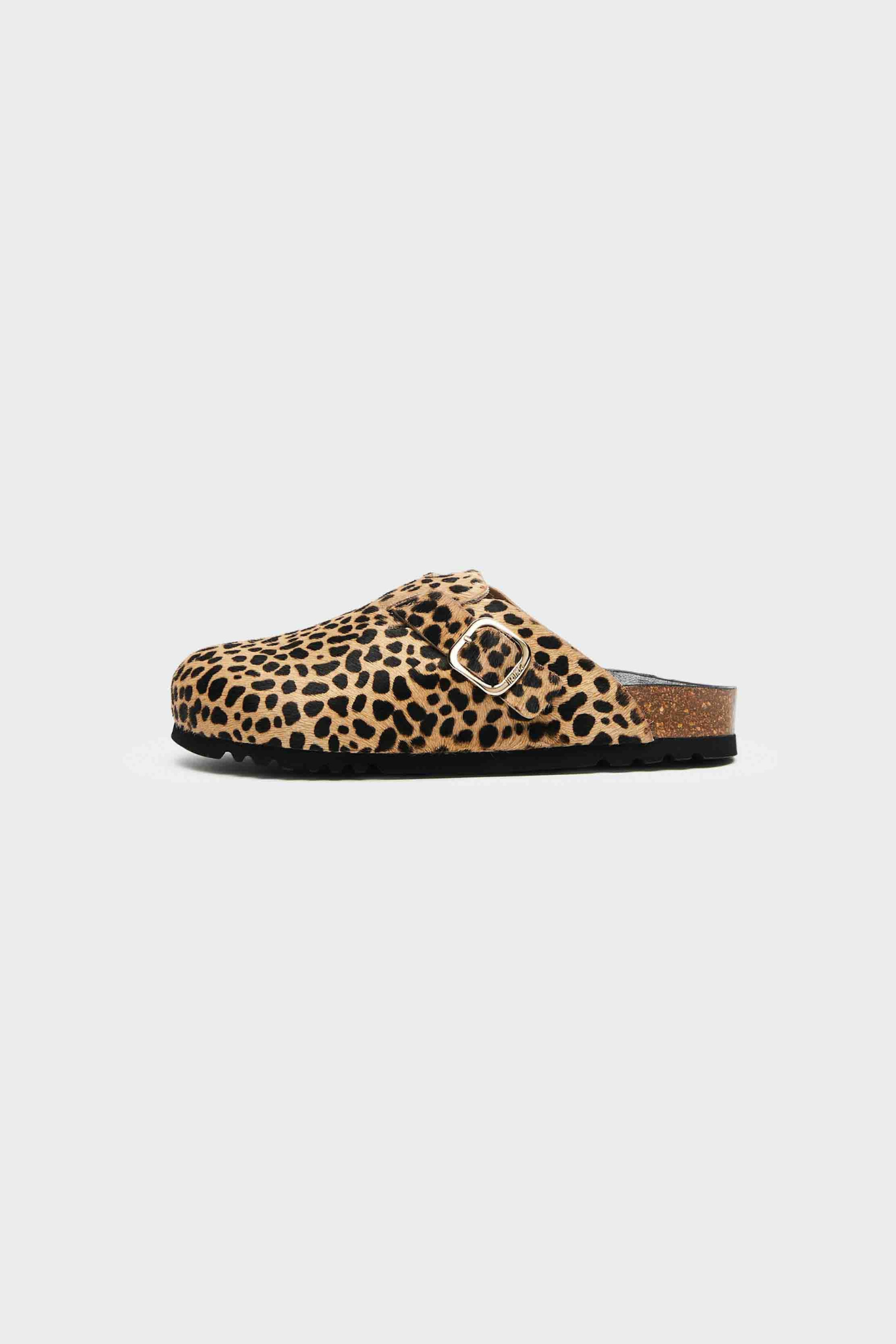 FAE SANDAL PONY LEATHER - LEOPARD