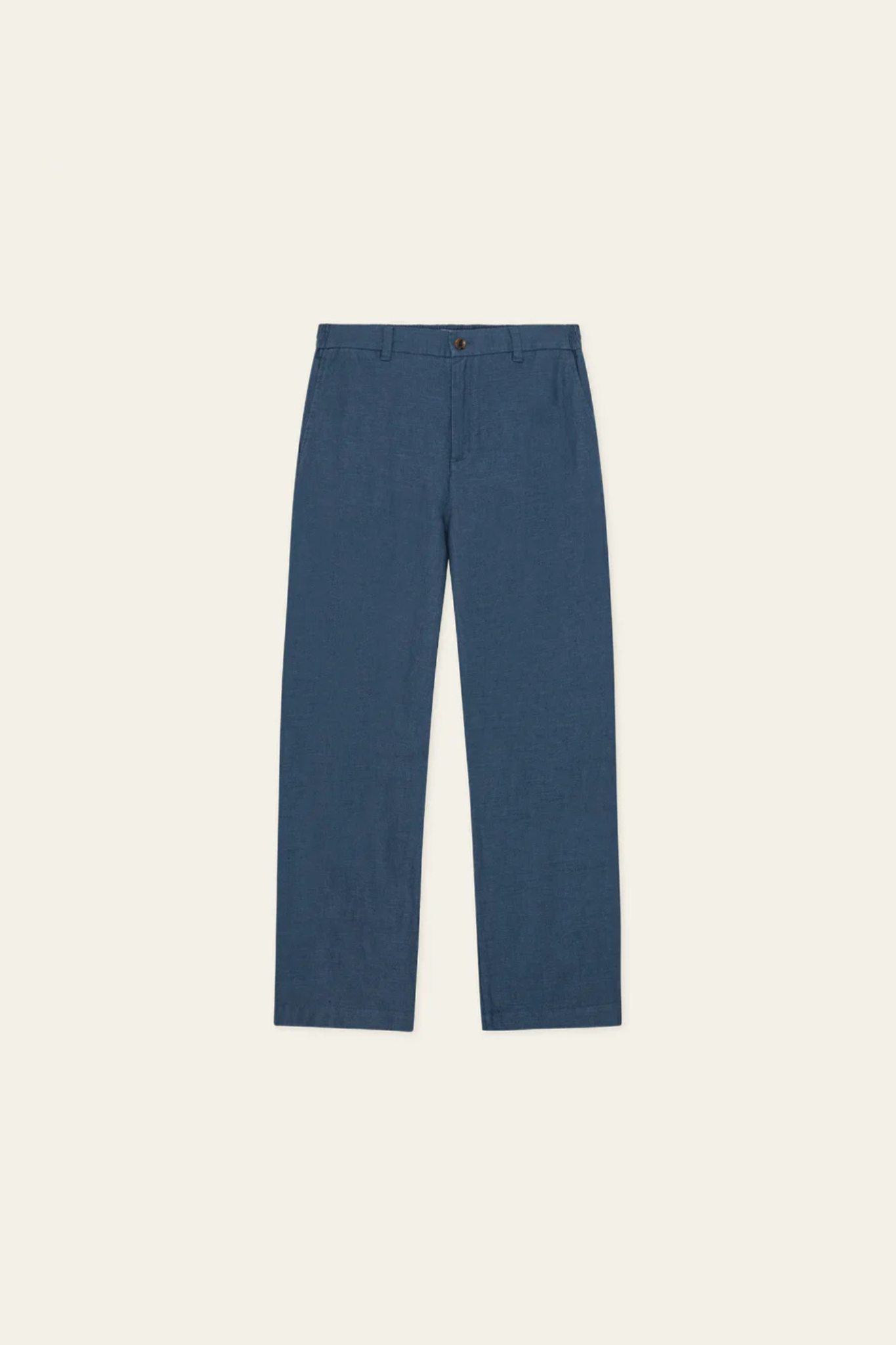 LINEN COMFORT SUIT PANTS - DARK DENIM BLUE