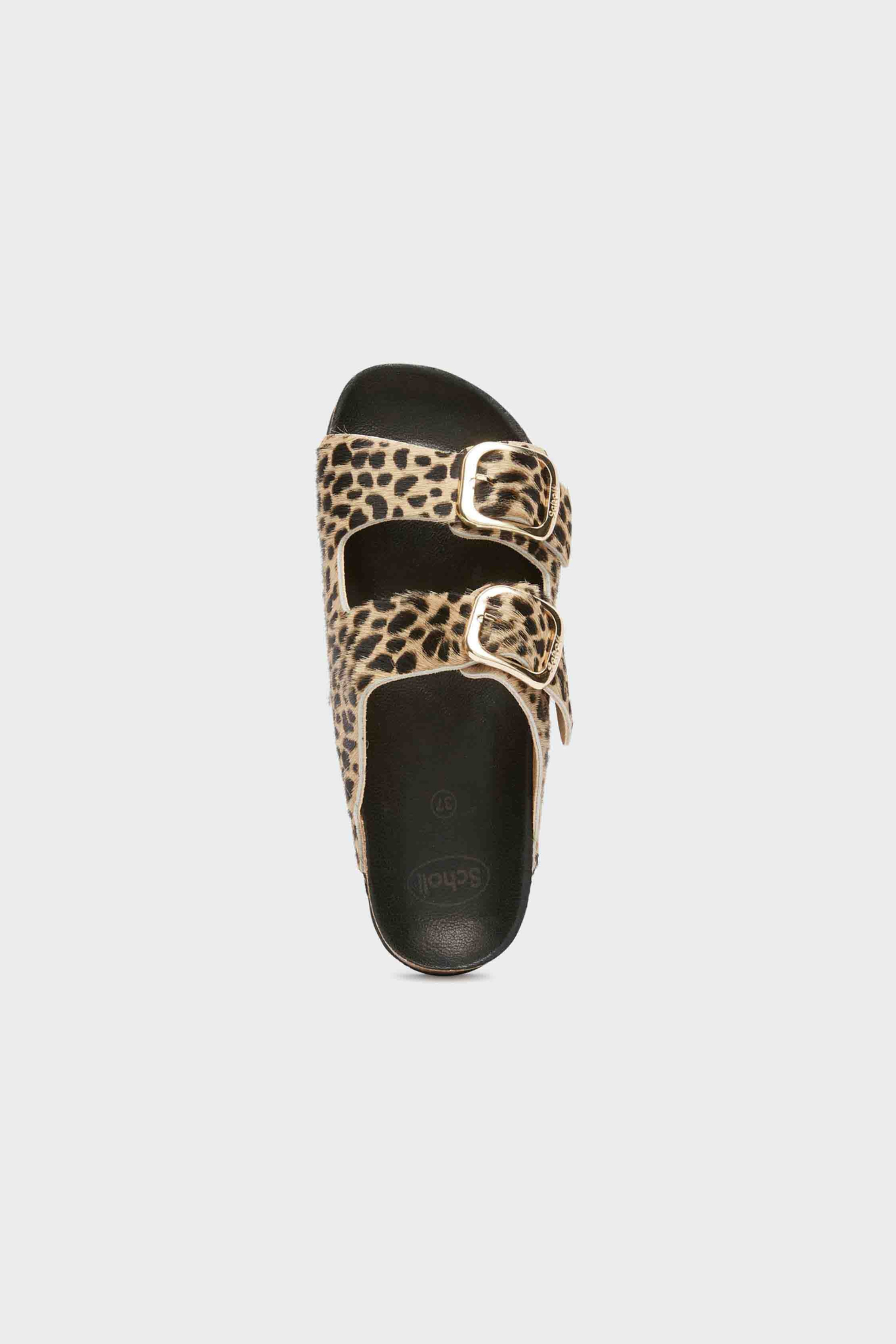 NOELLE SANDAL PRINTED LEATHER - LEOPARD