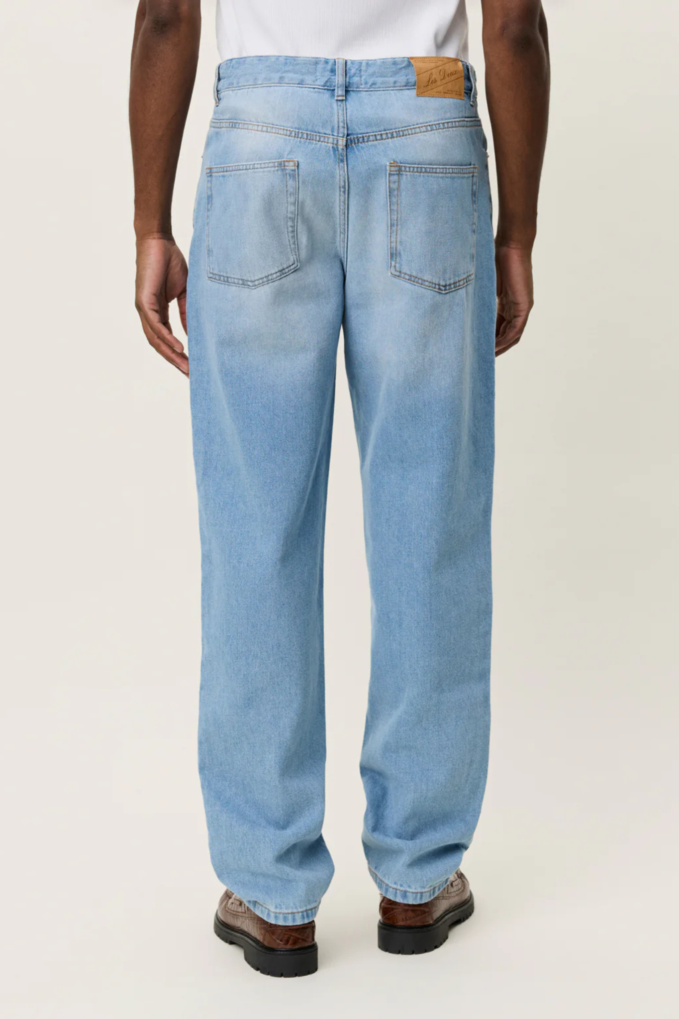 RYDER WASHED DENIM JEANS - LIGHT INDIGO WASH