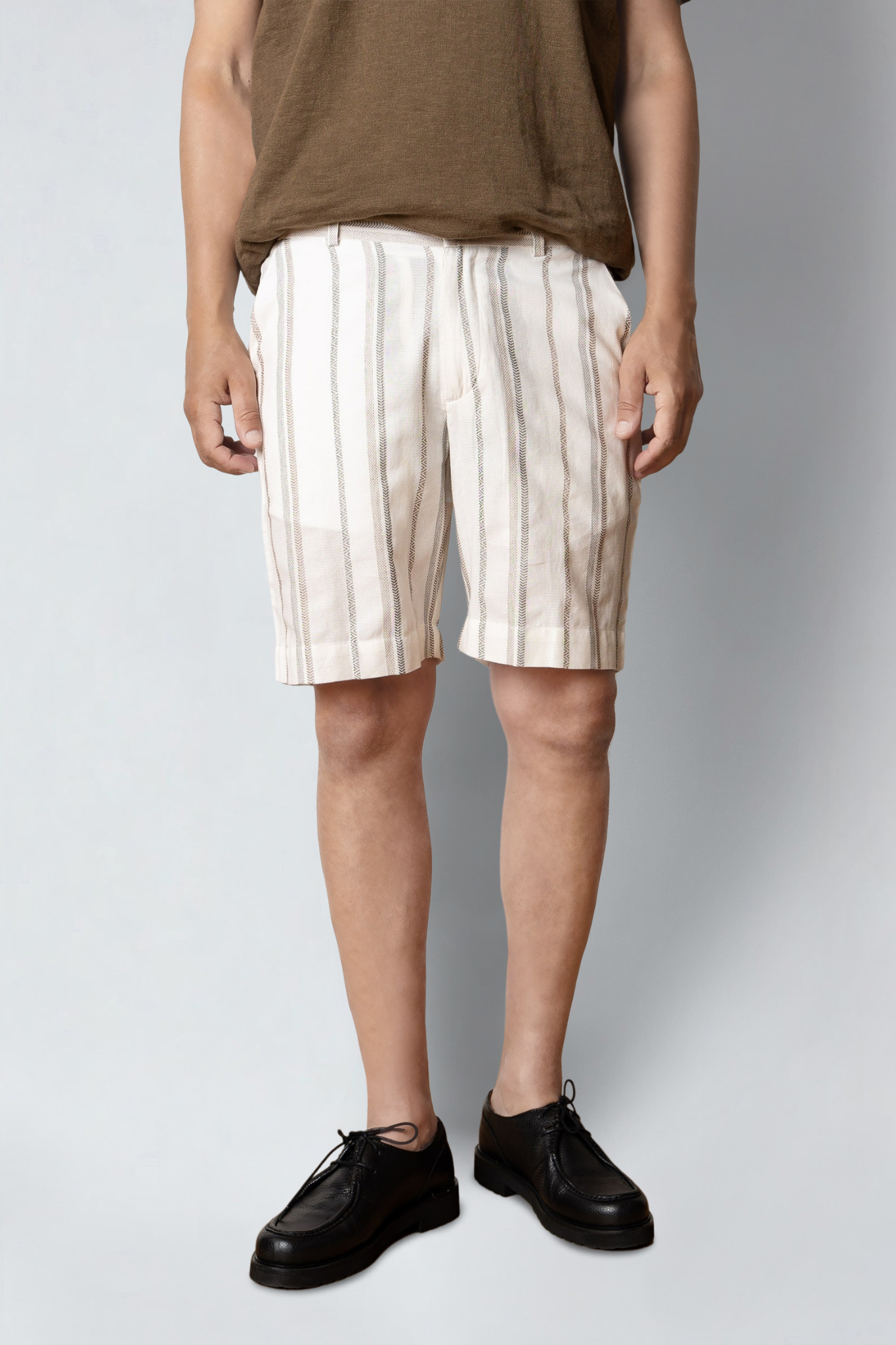 BARCELONA EVALD SHORTS - ECRU