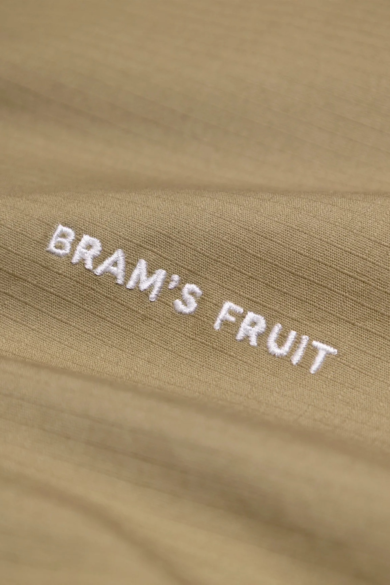 RIPSTOP TEXT LOGO JACKET - OLIVE GREEN