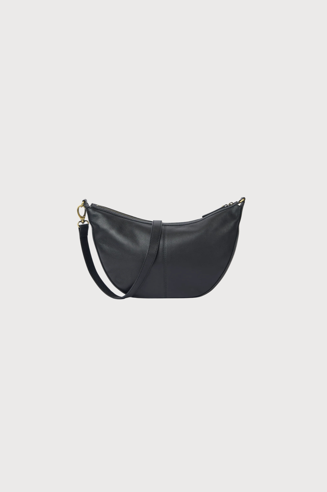 LEO MAXI - BLACK SOFT GRAIN LEATHER