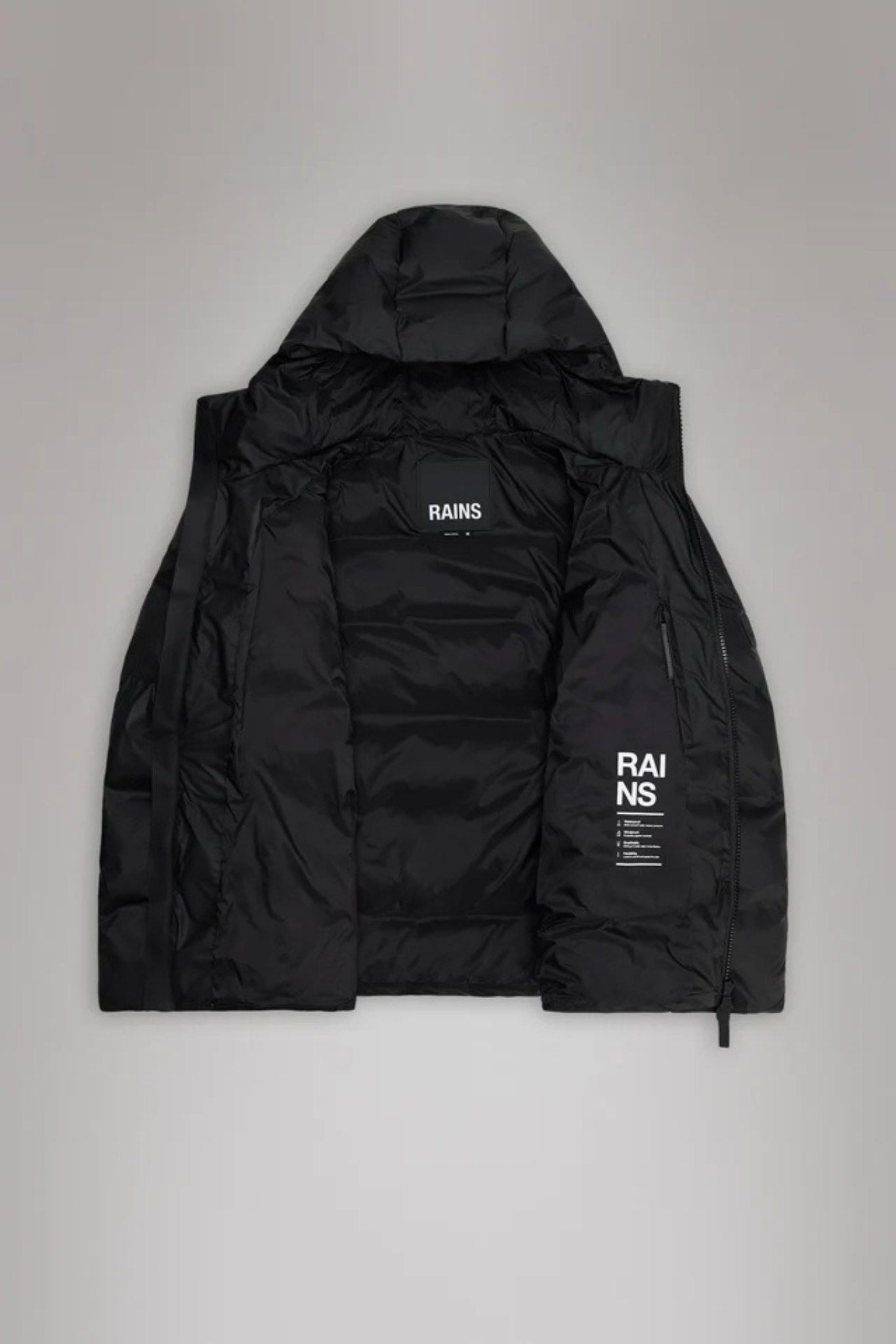 ALTA PUFFER JACKET W3T3 - BLACK GRAIN