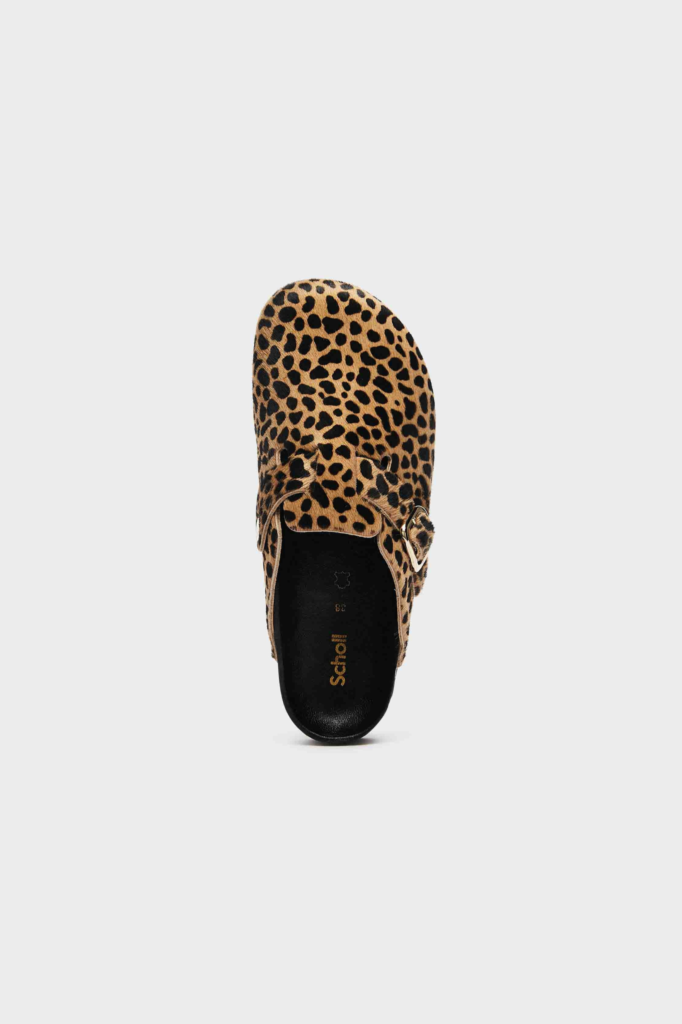 FAE SANDAL PONY LEATHER - LEOPARD