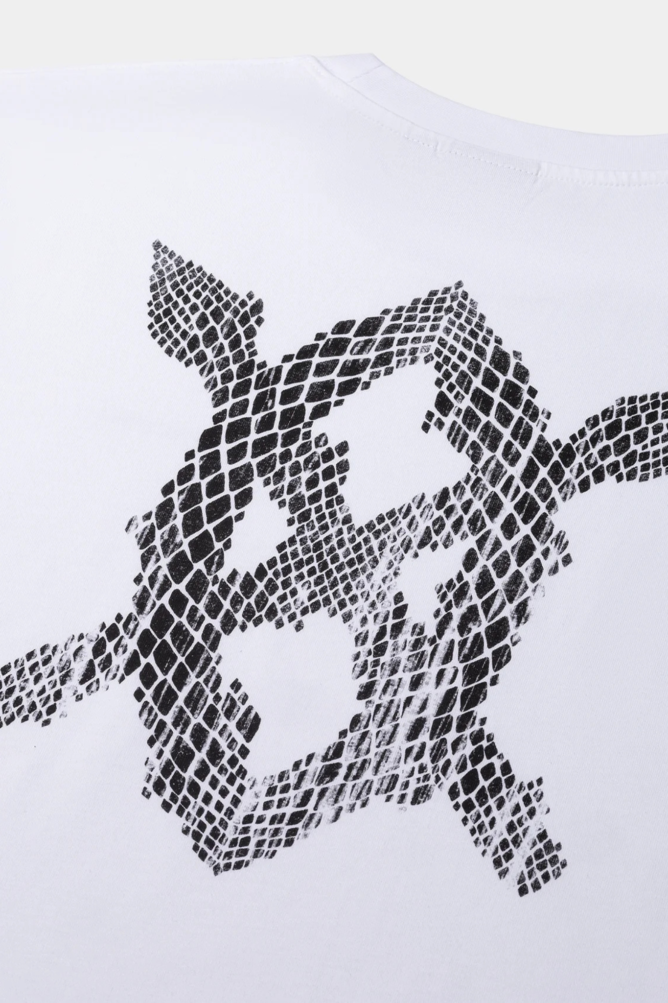 SNAKE SHIELD SS T-SHIRT - WHITE