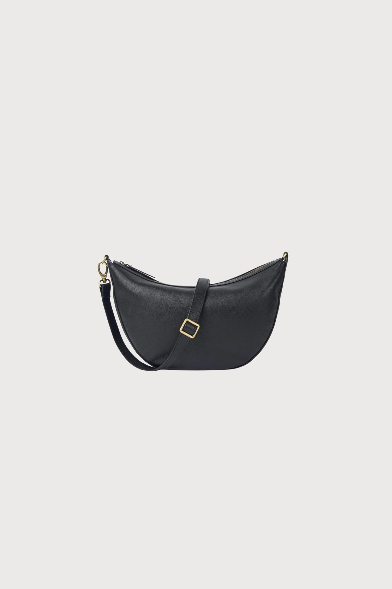 LEO MAXI - BLACK SOFT GRAIN LEATHER
