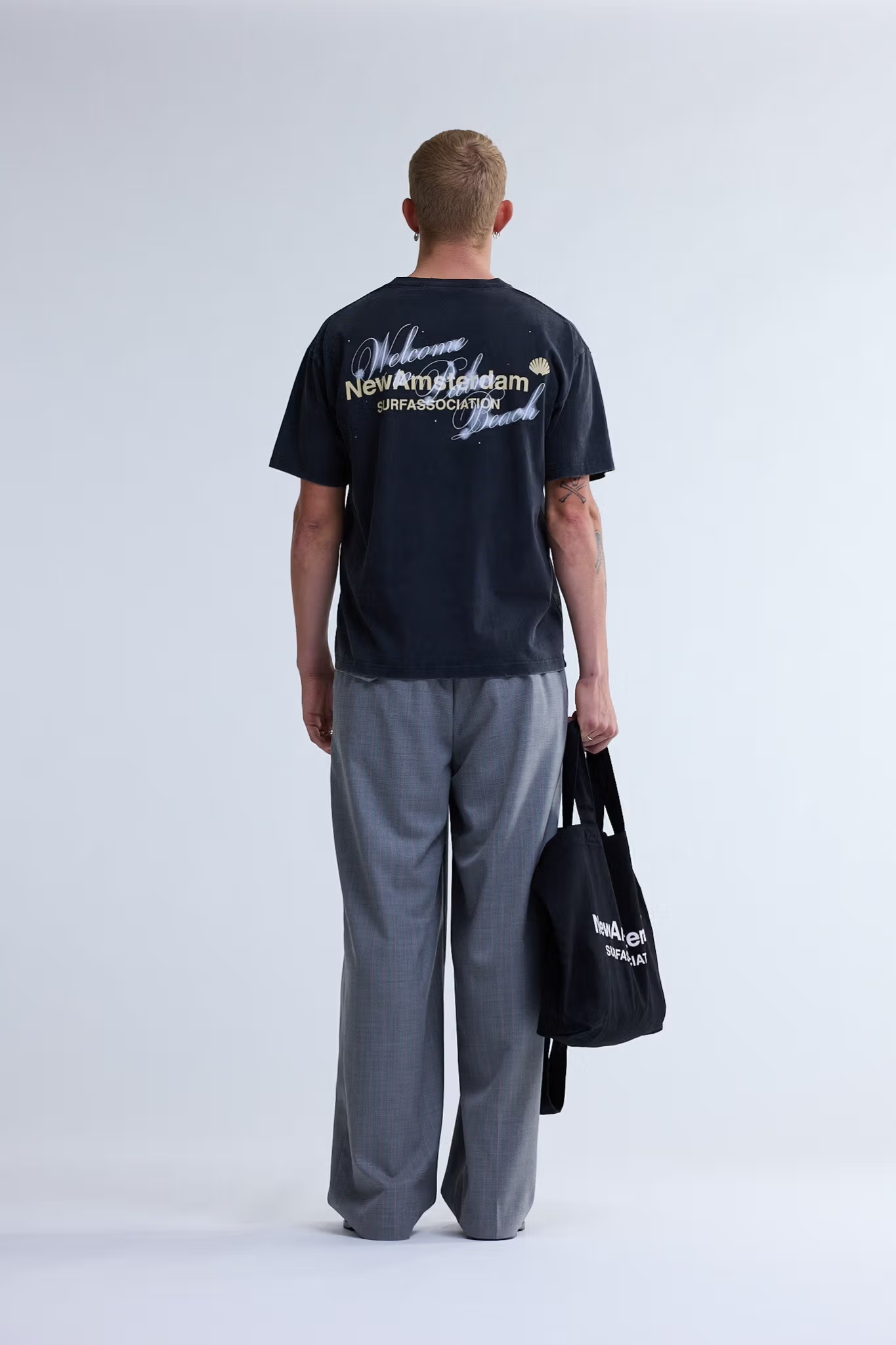 WELCOME TO PALMBEACH T-SHIRT - ANTHRACITE