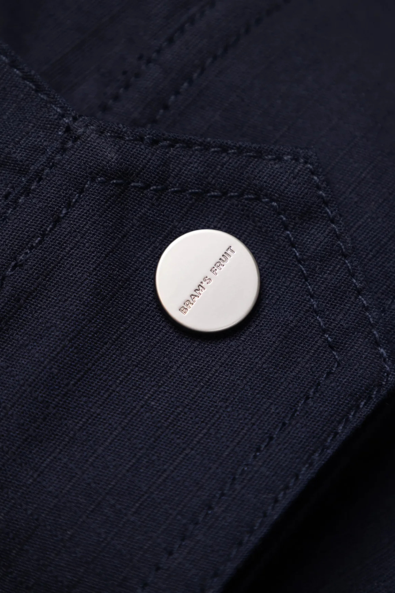 RIPSTOP TEXT LOGO JACKET - NAVY