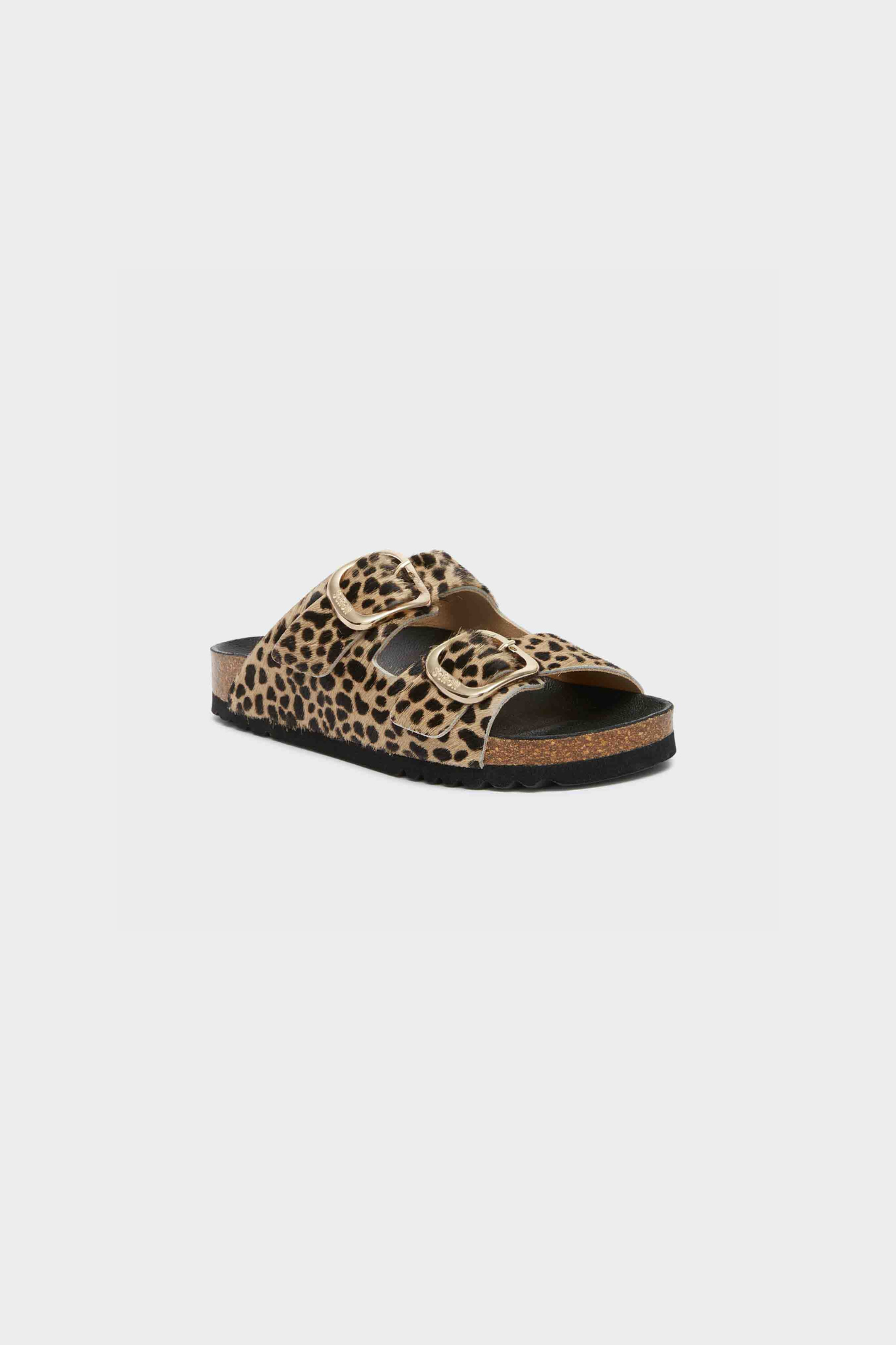 NOELLE SANDAL PRINTED LEATHER - LEOPARD