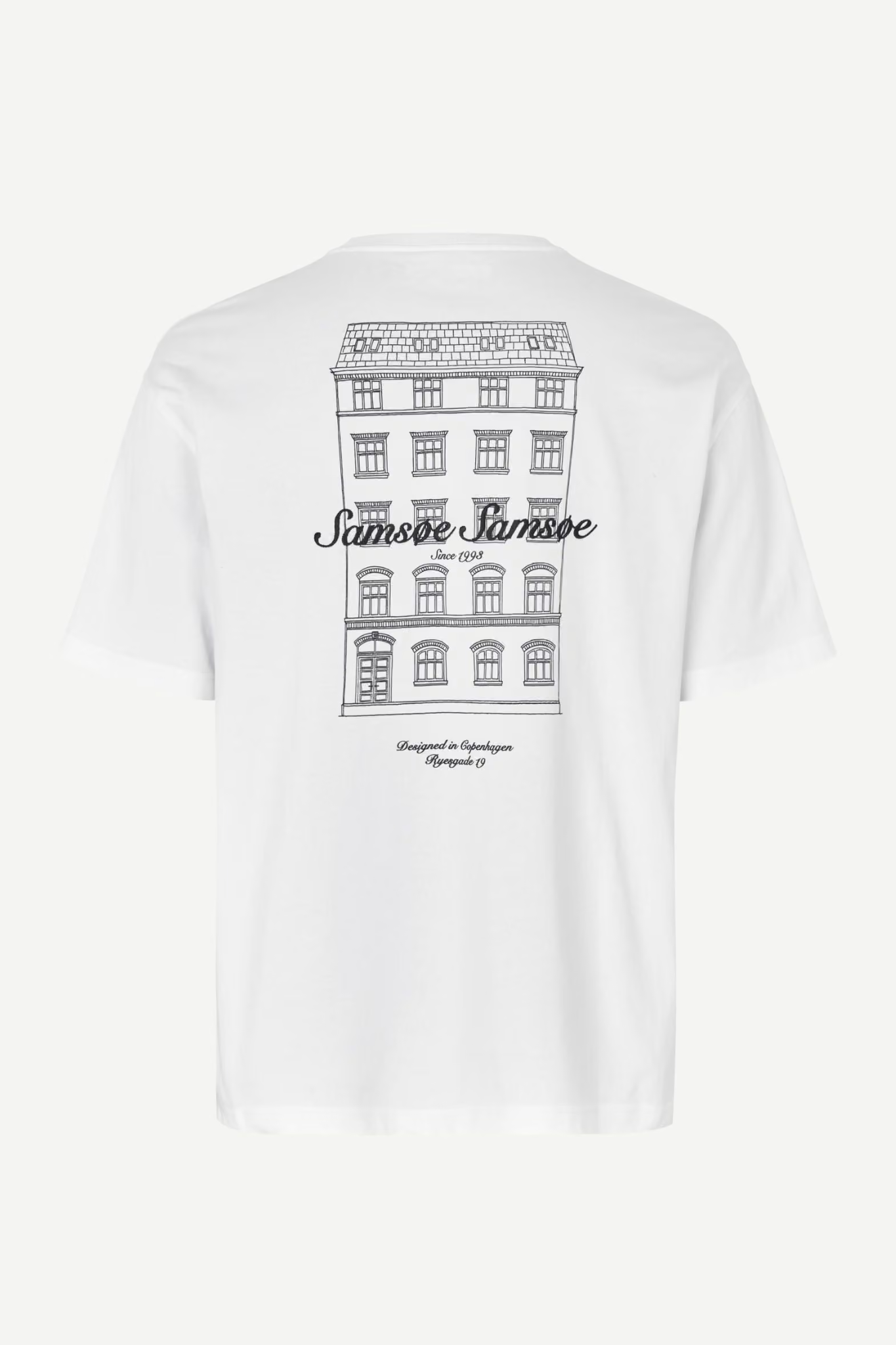 UNI T-SHIRT - WHITE BULDING